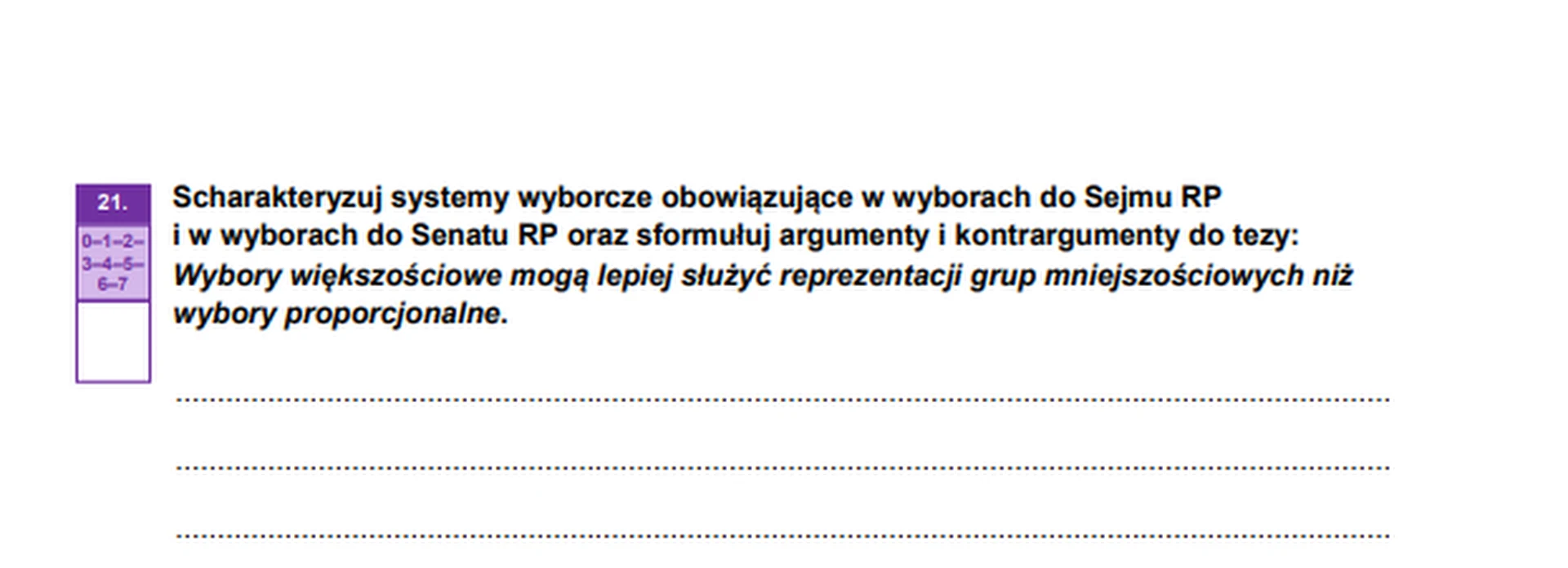 Matura maj 2025. WOS, poziom rozszerzony – strona 28