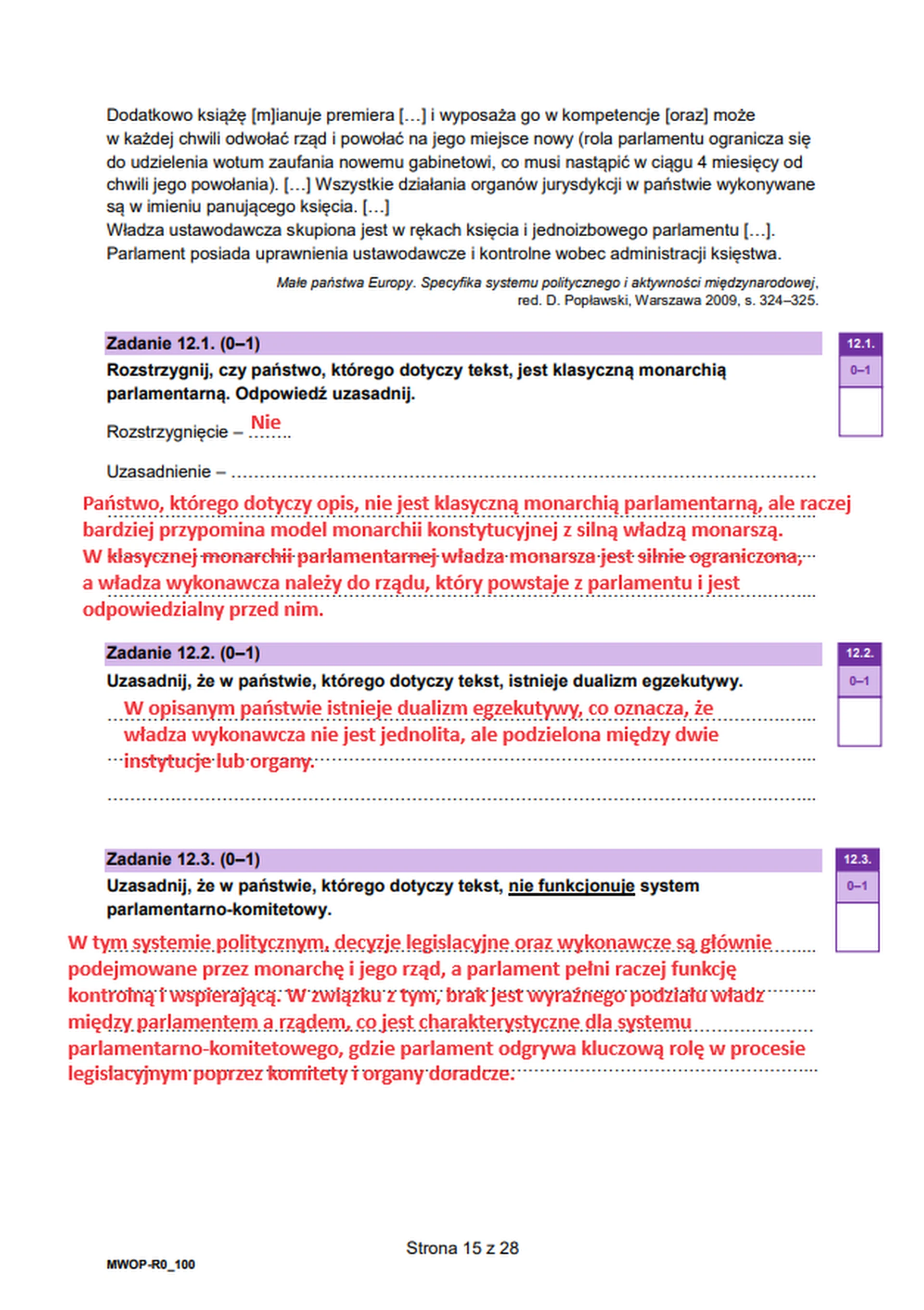 Matura maj 2024. WOS, poziom rozszerzony – strona 13