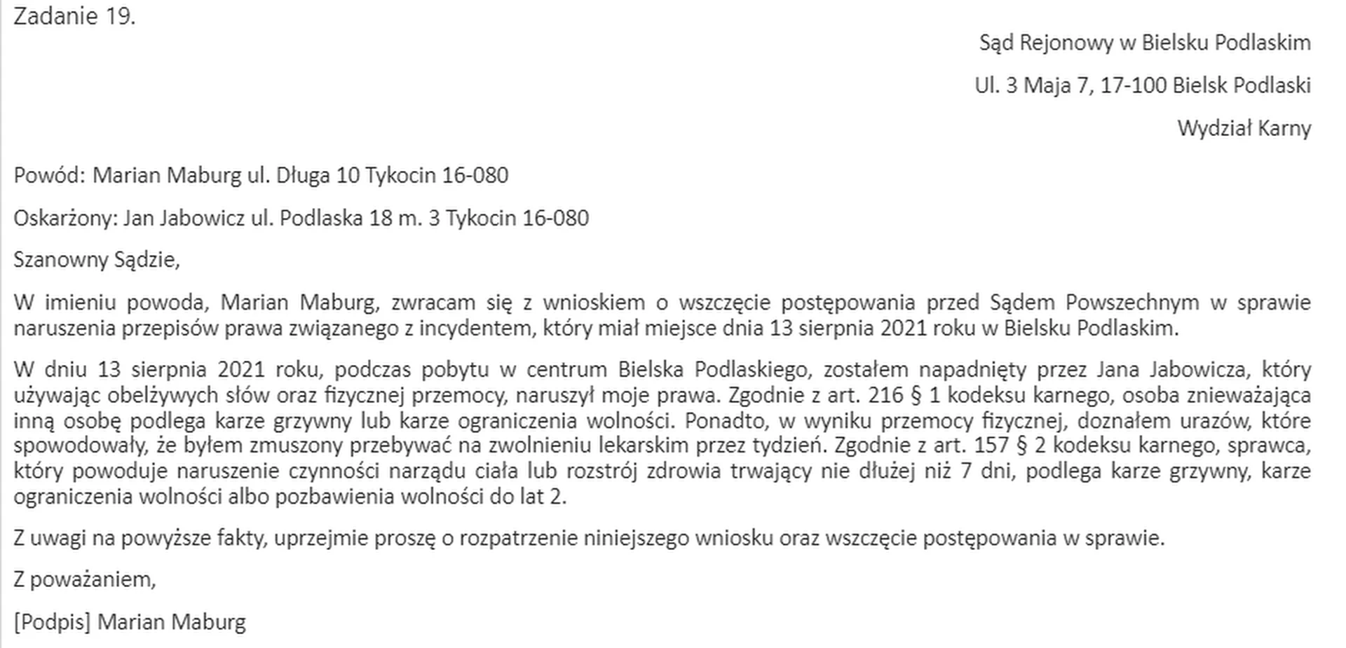 Matura maj 2024. WOS, poziom rozszerzony – strona 21