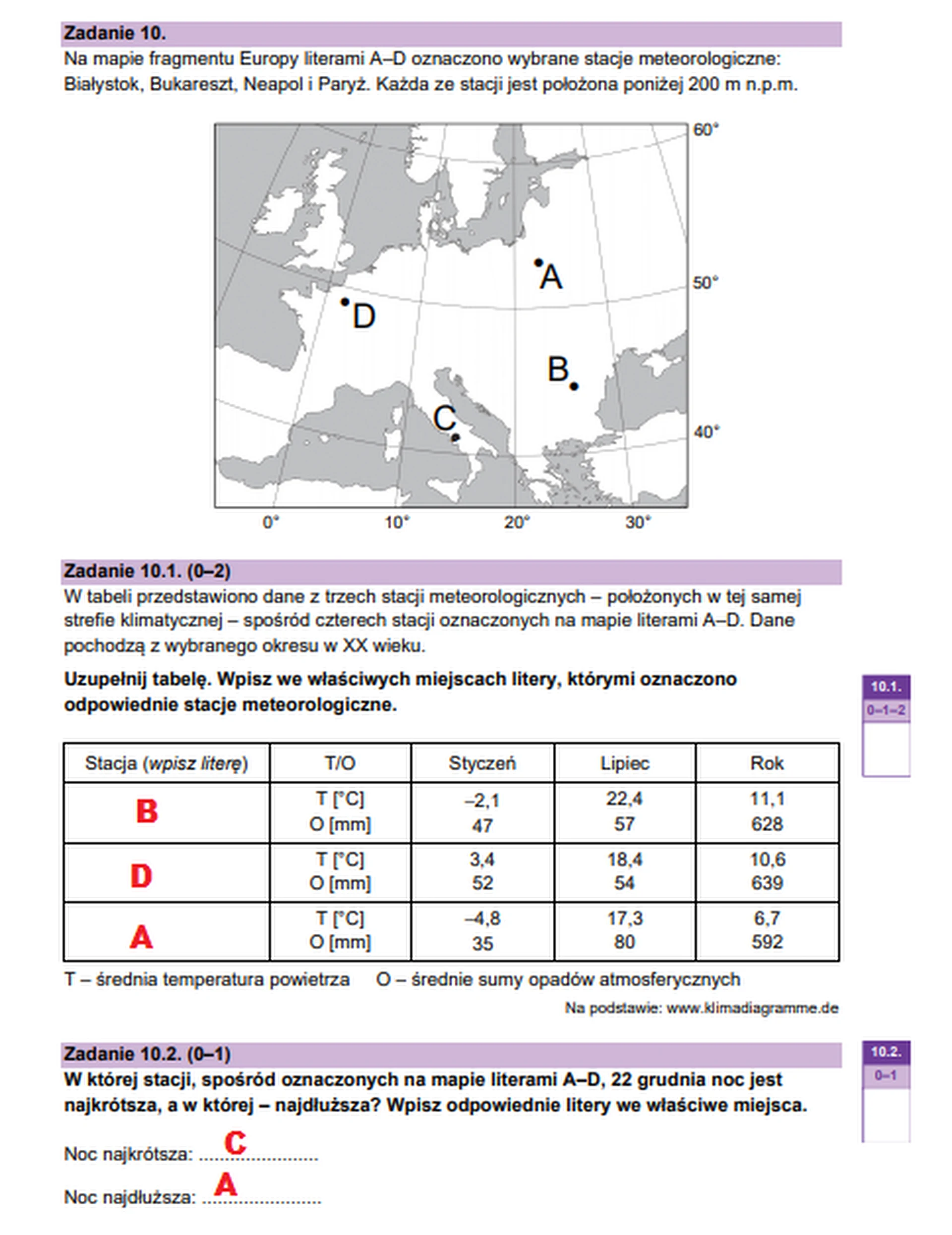 Matura maj 2024. Geografia, poziom rozszerzony – strona 10
