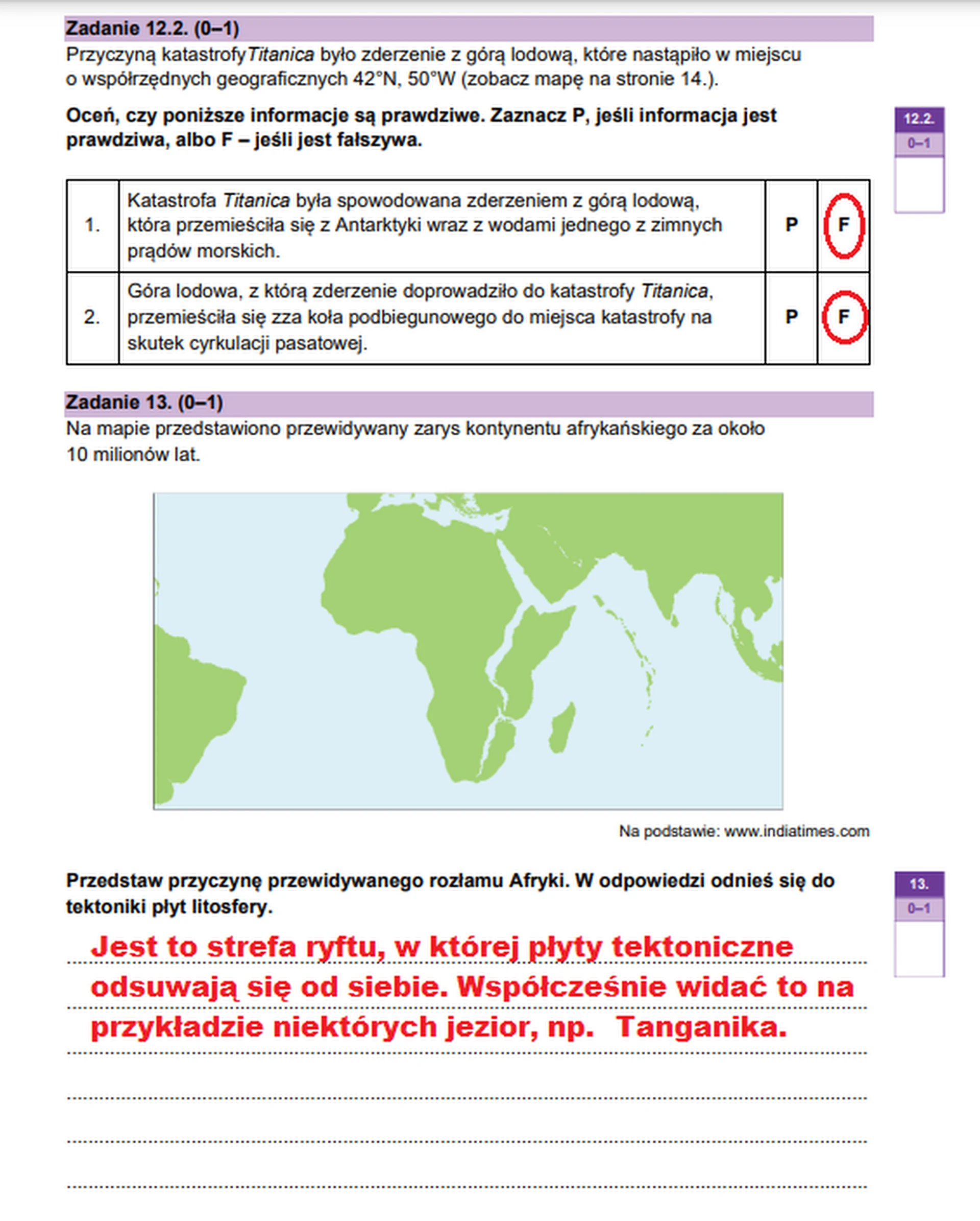Matura maj 2024. Geografia, poziom rozszerzony – strona 14