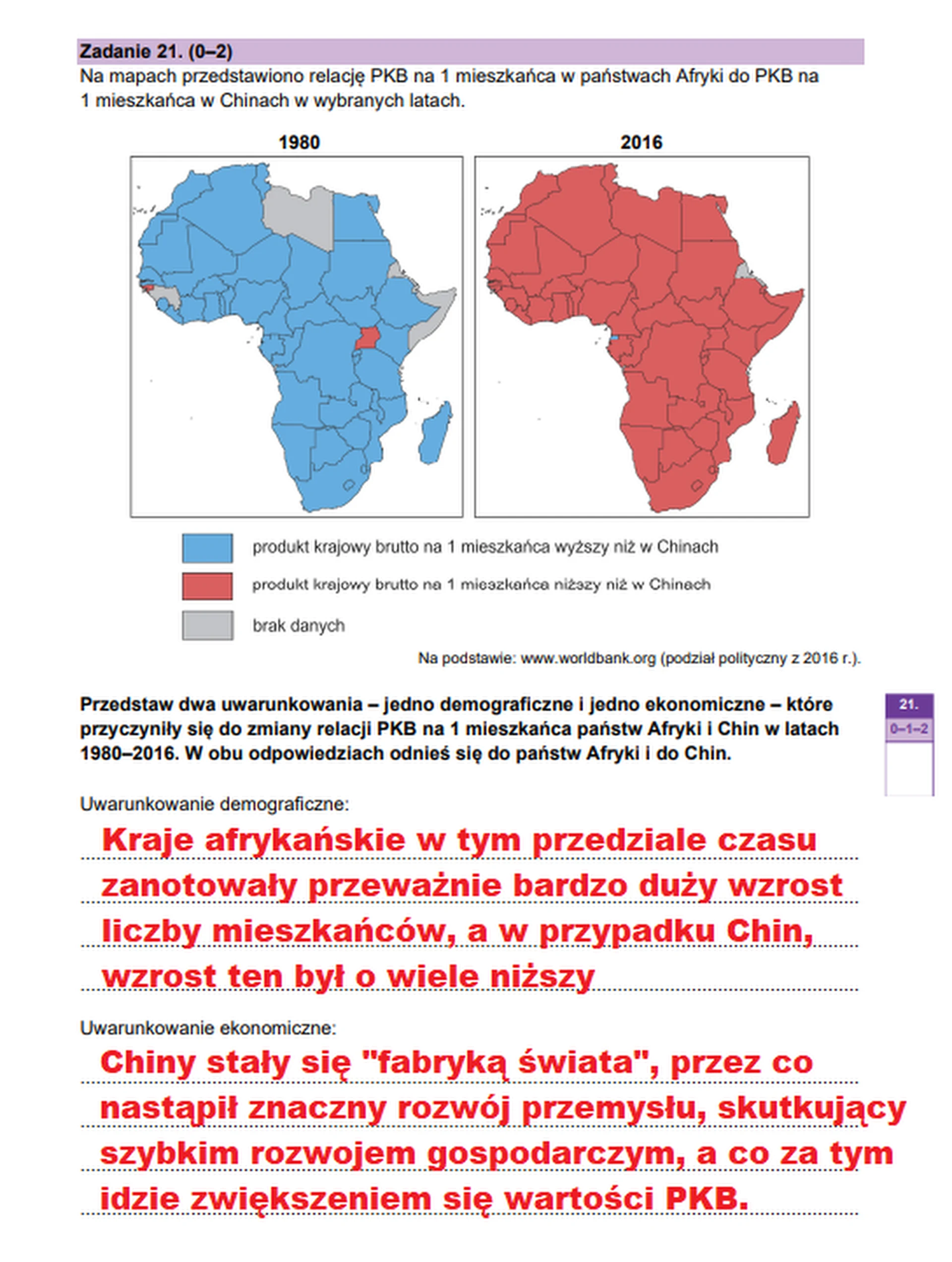 Matura maj 2024. Geografia, poziom rozszerzony – strona 24