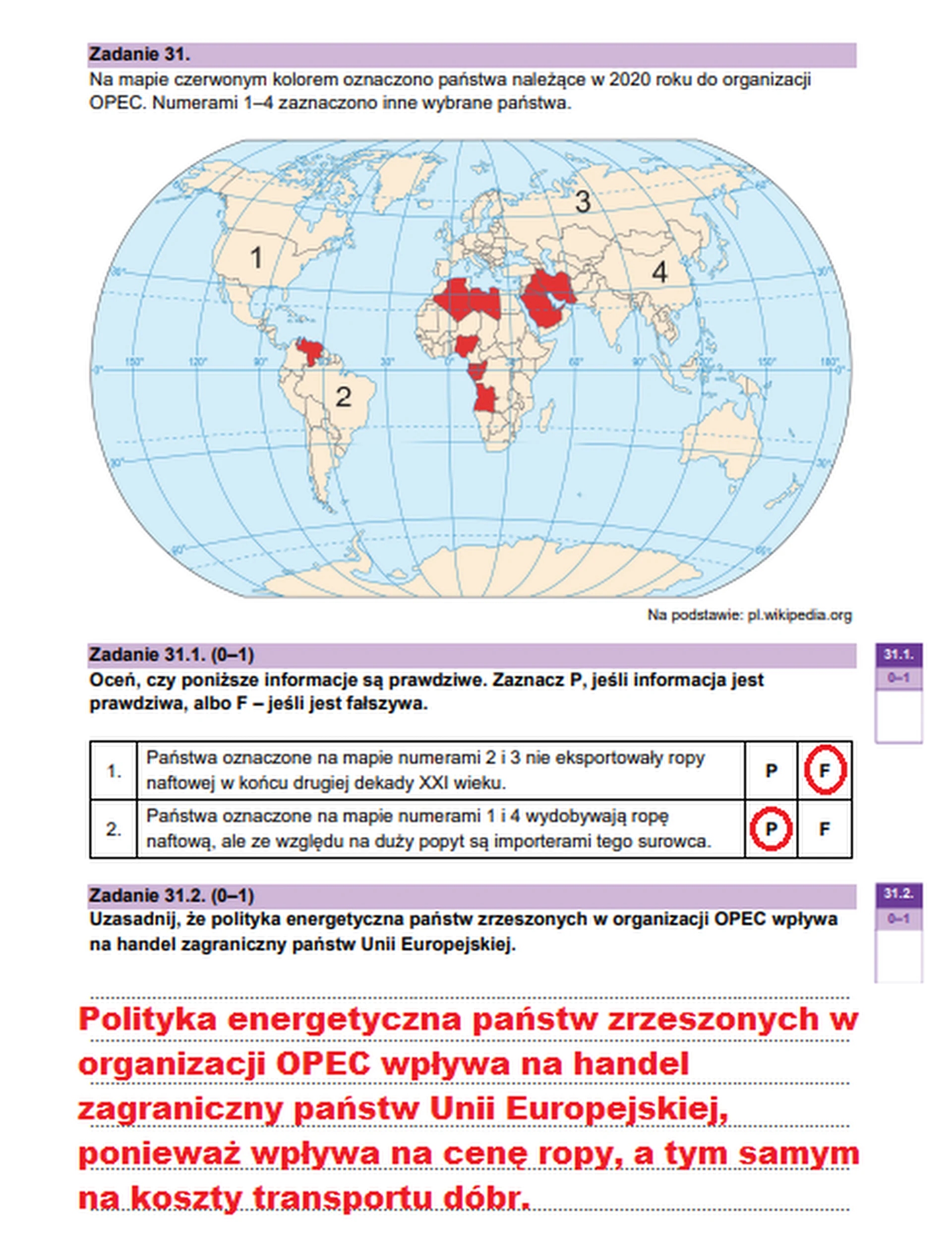 Matura maj 2024. Geografia, poziom rozszerzony – strona 34
