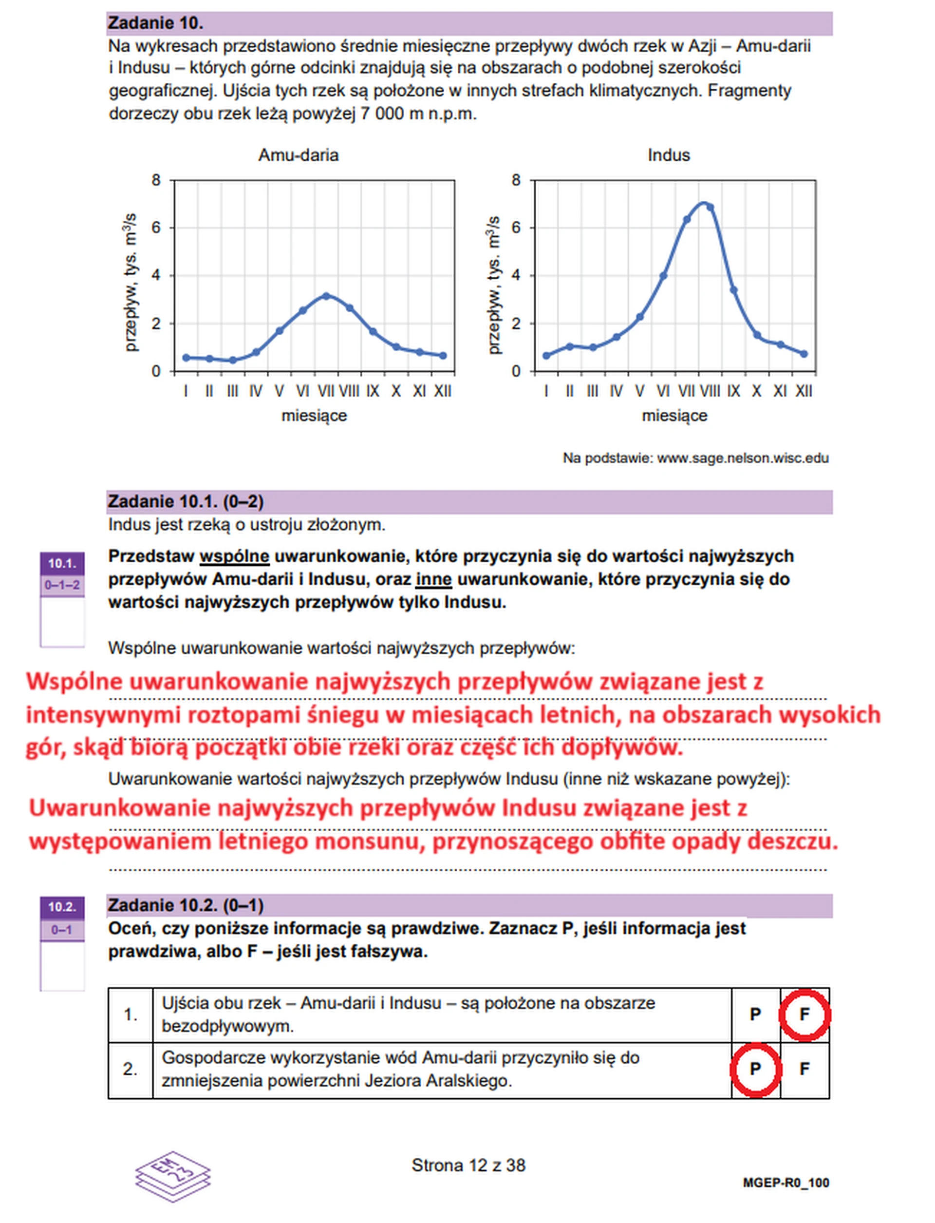 Matura maj 2025. Geografia, poziom rozszerzony – strona 12