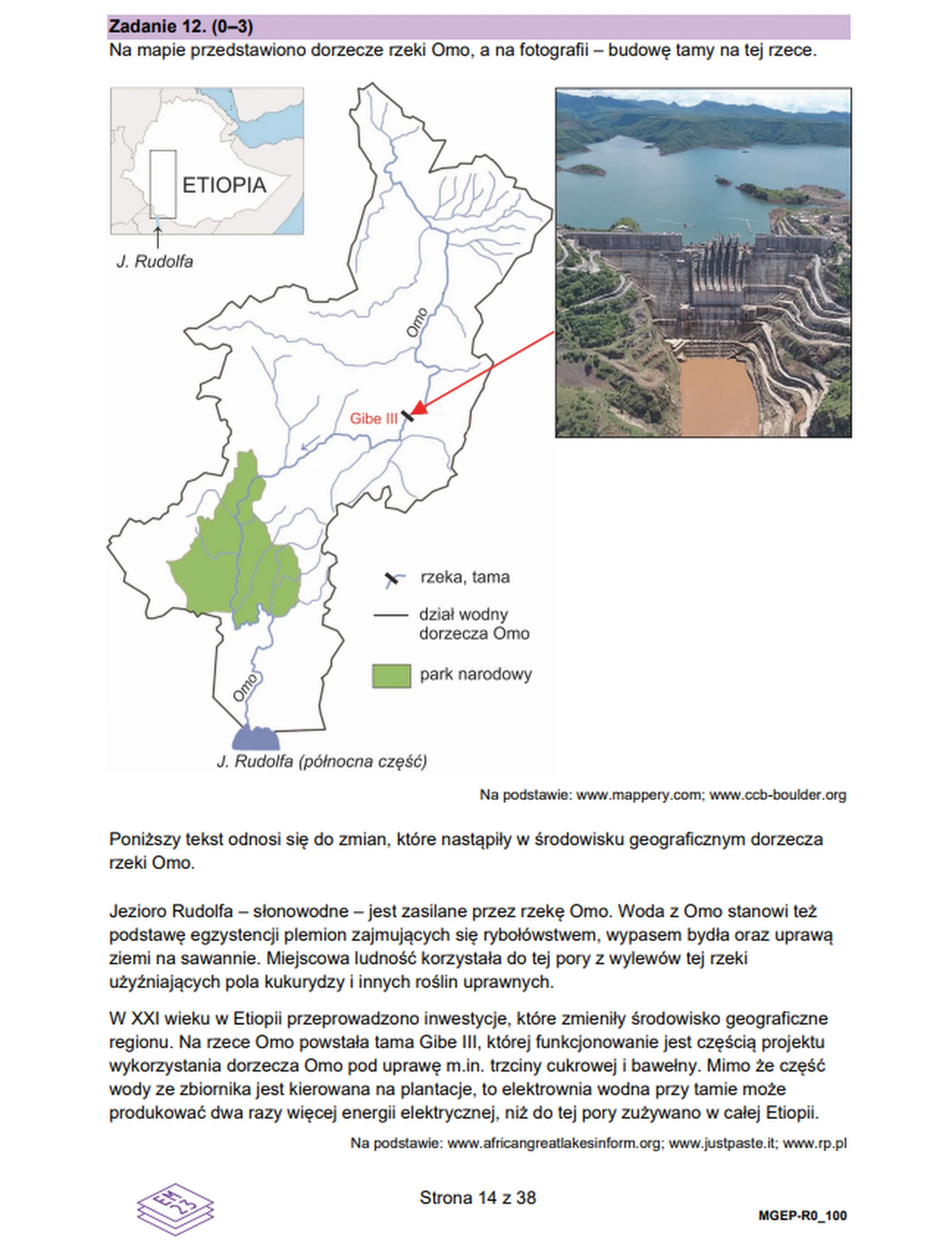 Matura maj 2025. Geografia, poziom rozszerzony – strona 14