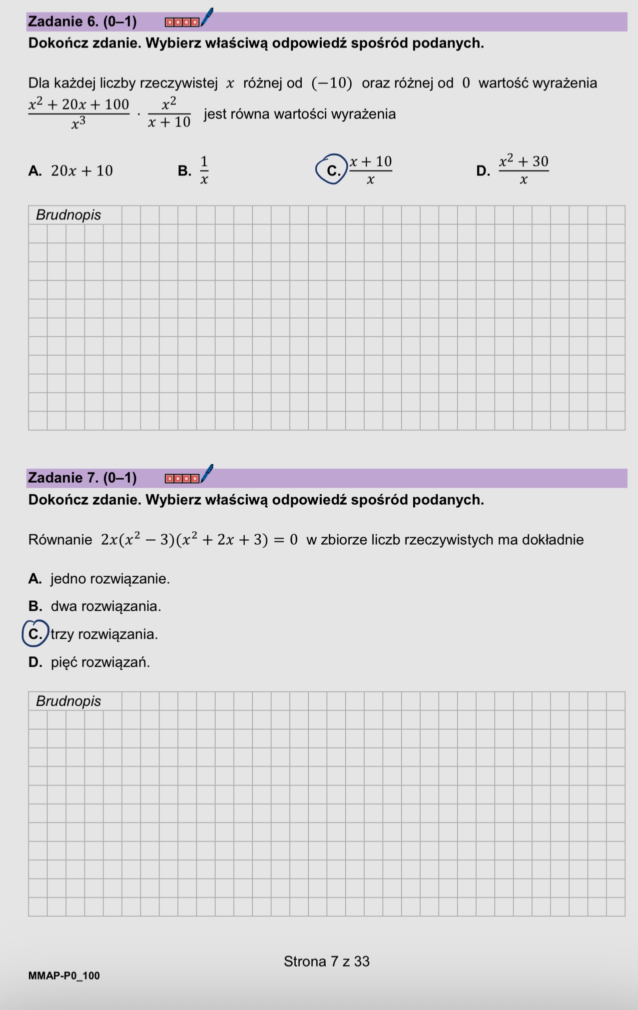 Matura marzec 2026. Matematyka, poziom podstawowy – strona 7