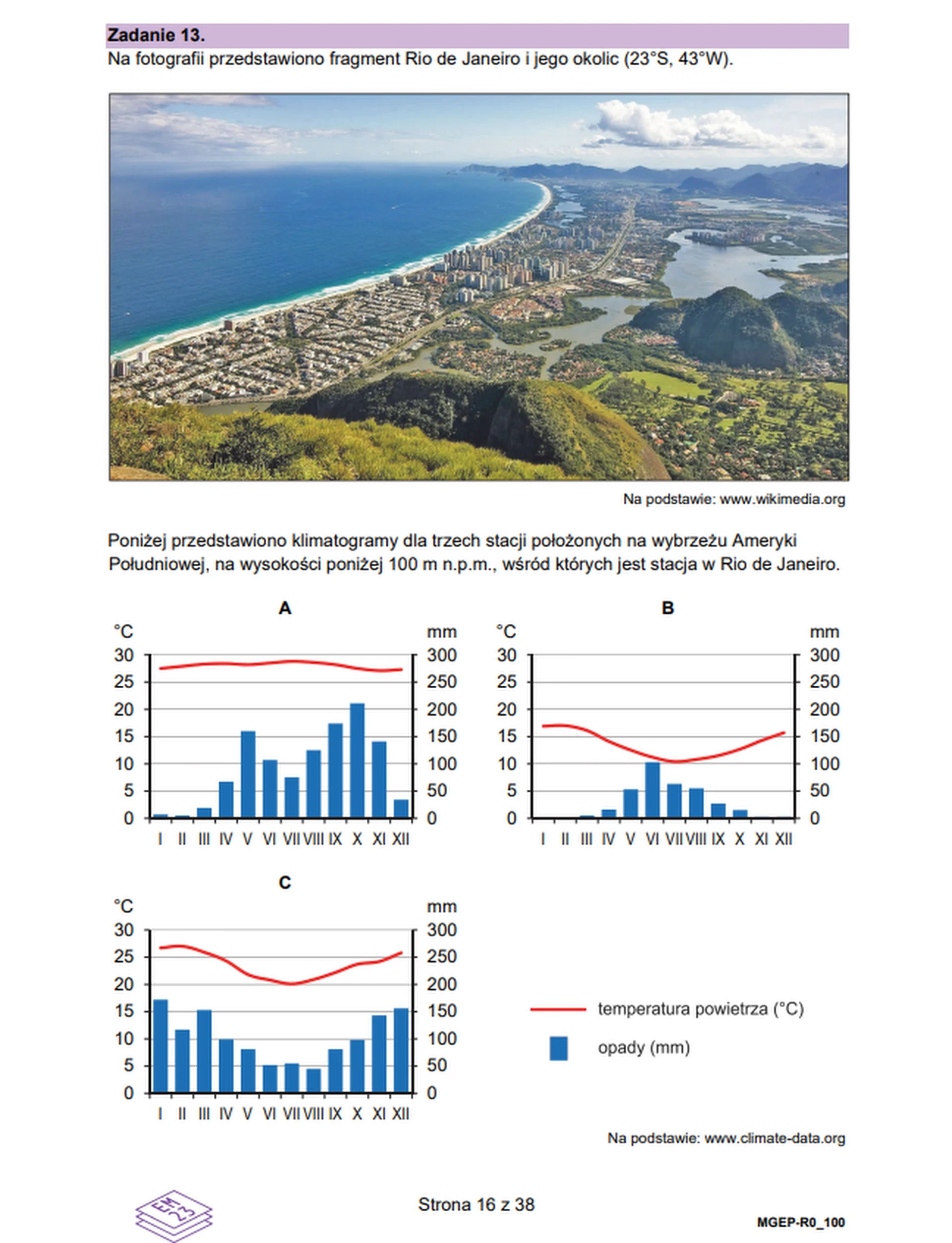 Matura maj 2025. Geografia, poziom rozszerzony – strona 16