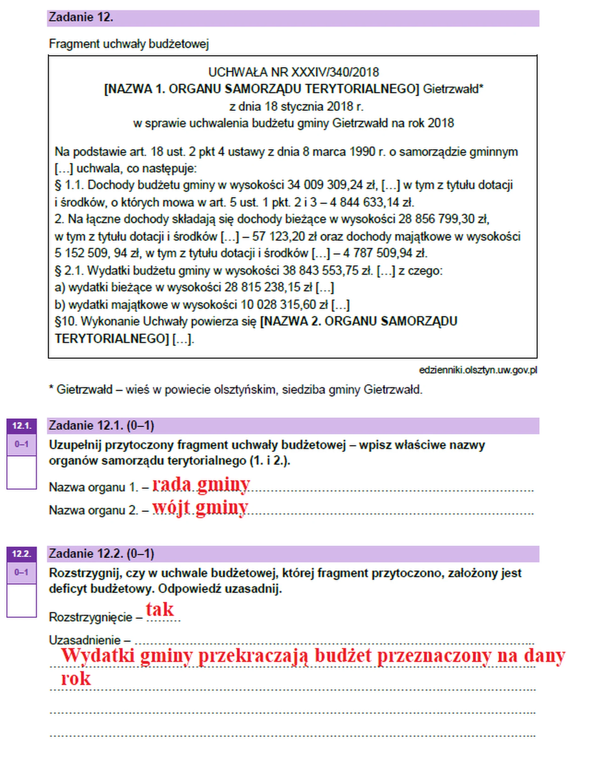 Matura maj 2023. WOS, poziom rozszerzony – strona 14