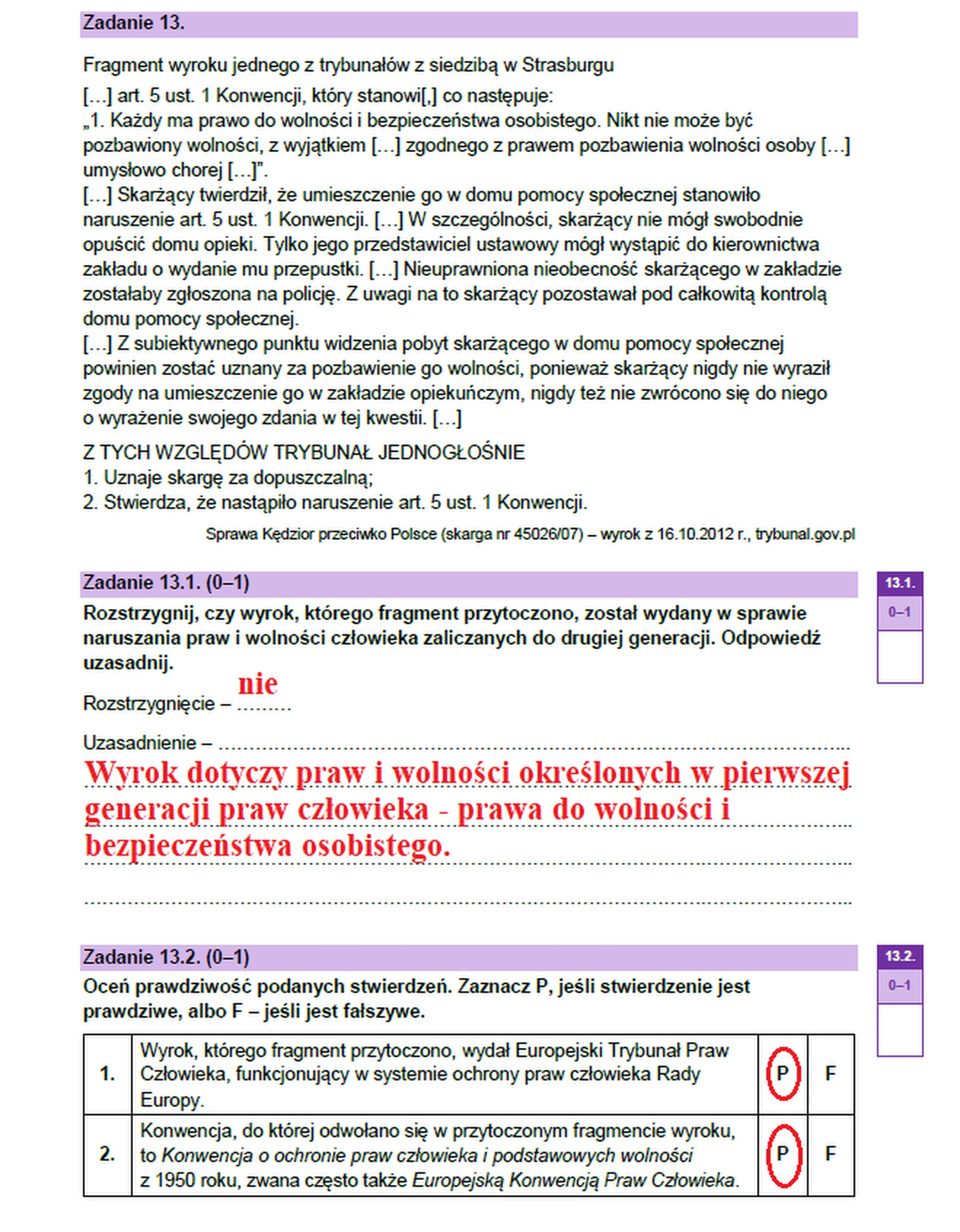 Matura maj 2023. WOS, poziom rozszerzony – strona 15