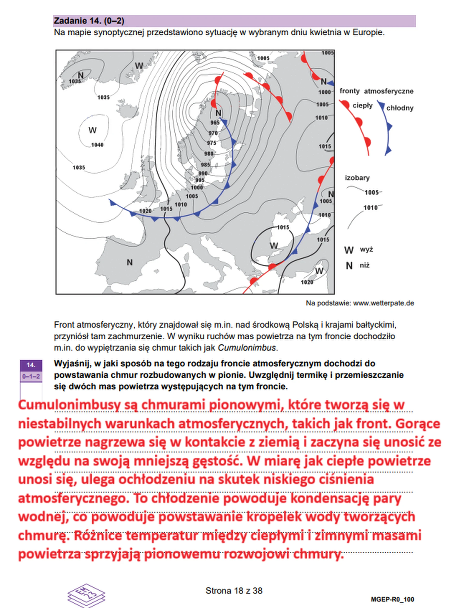 Matura maj 2025. Geografia, poziom rozszerzony – strona 18