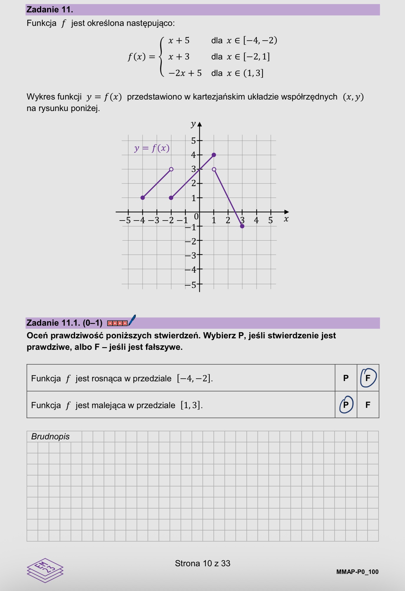 Matura marzec 2026. Matematyka, poziom podstawowy – strona 10