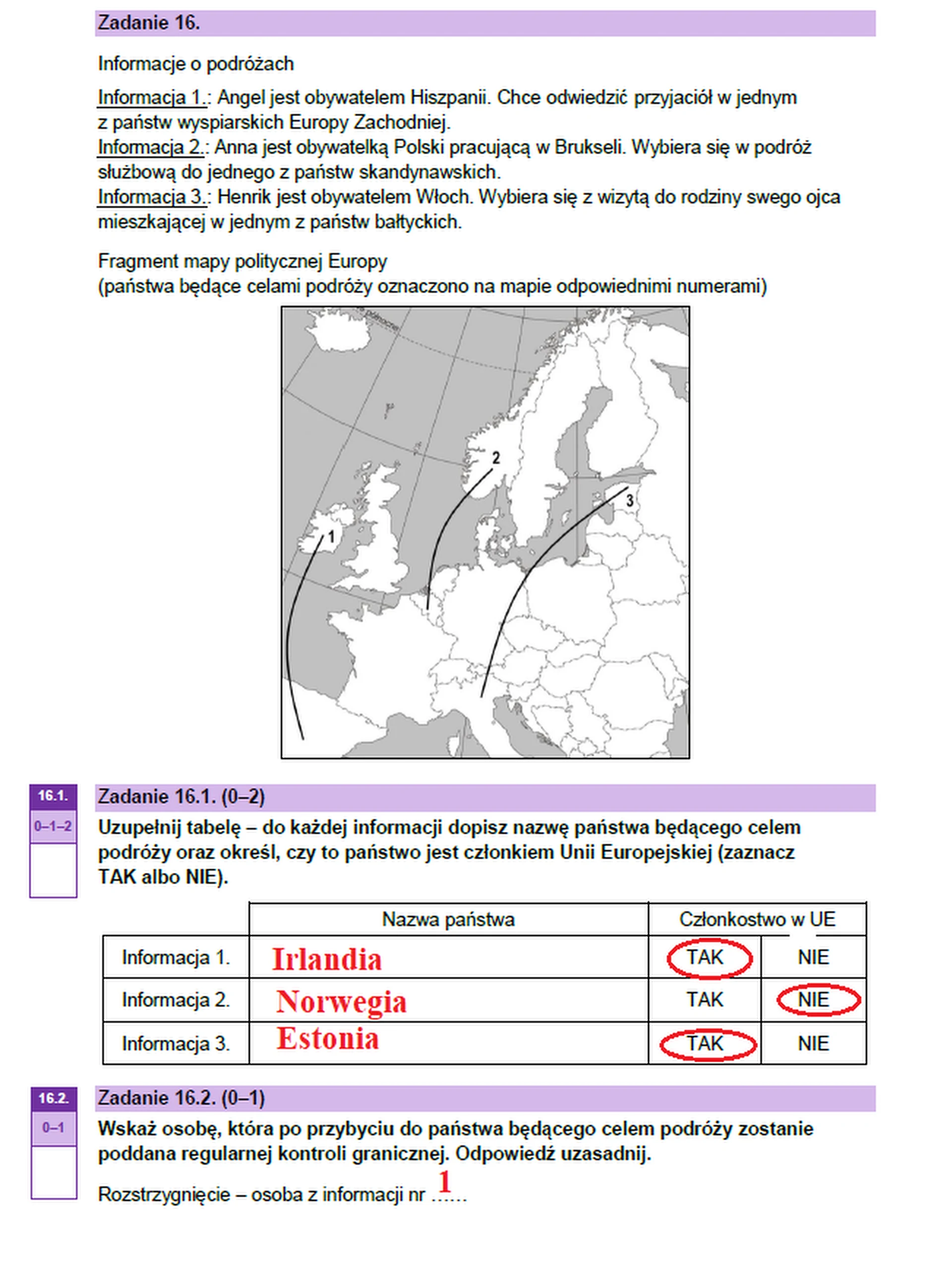 Matura maj 2023. WOS, poziom rozszerzony – strona 18