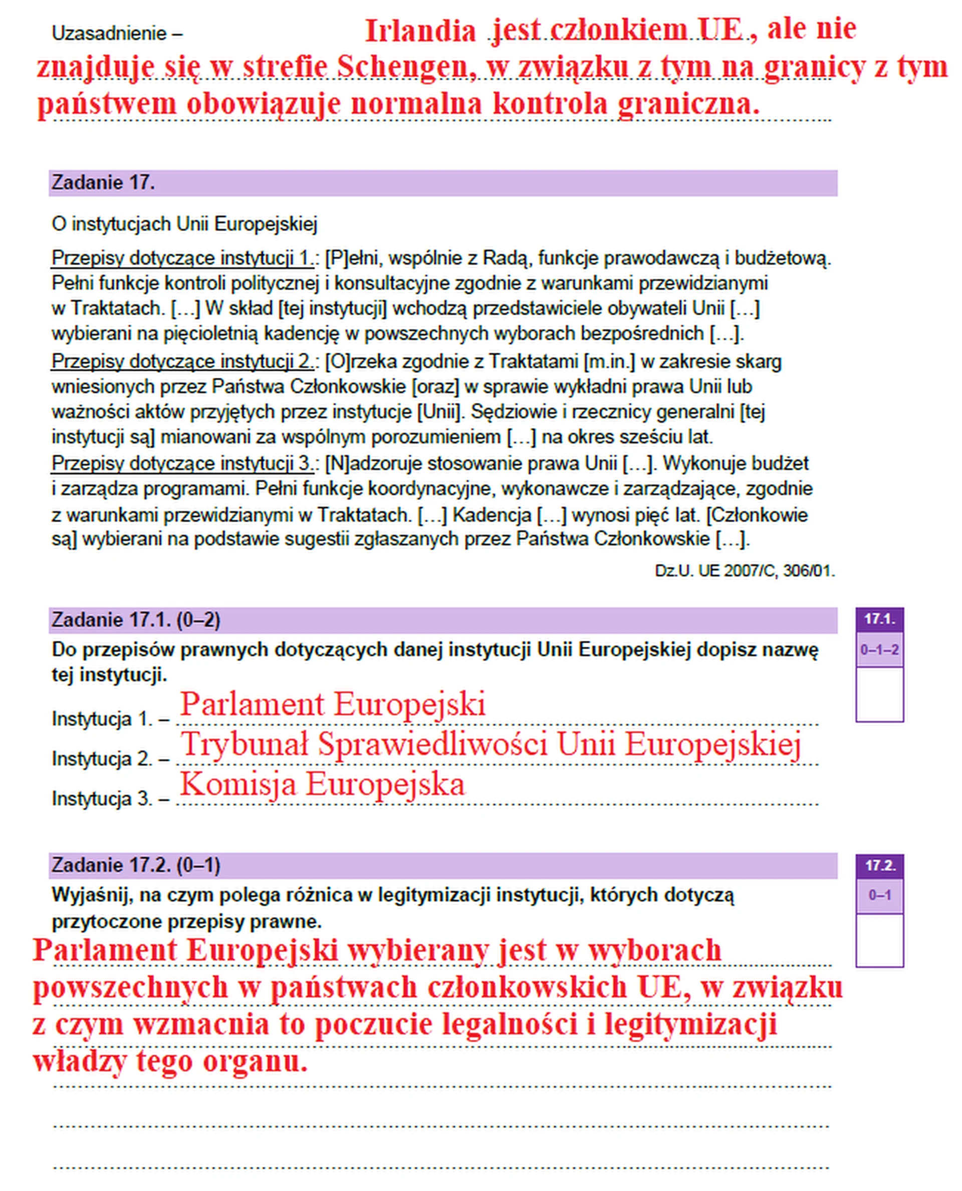 Matura maj 2023. WOS, poziom rozszerzony – strona 19