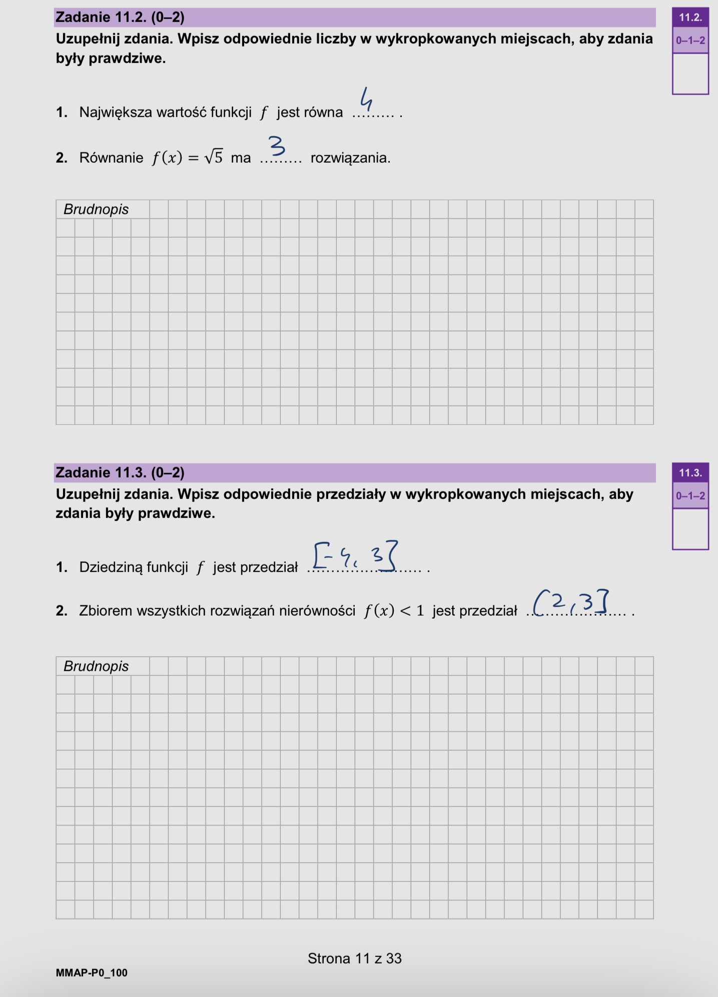 Matura marzec 2026. Matematyka, poziom podstawowy – strona 11