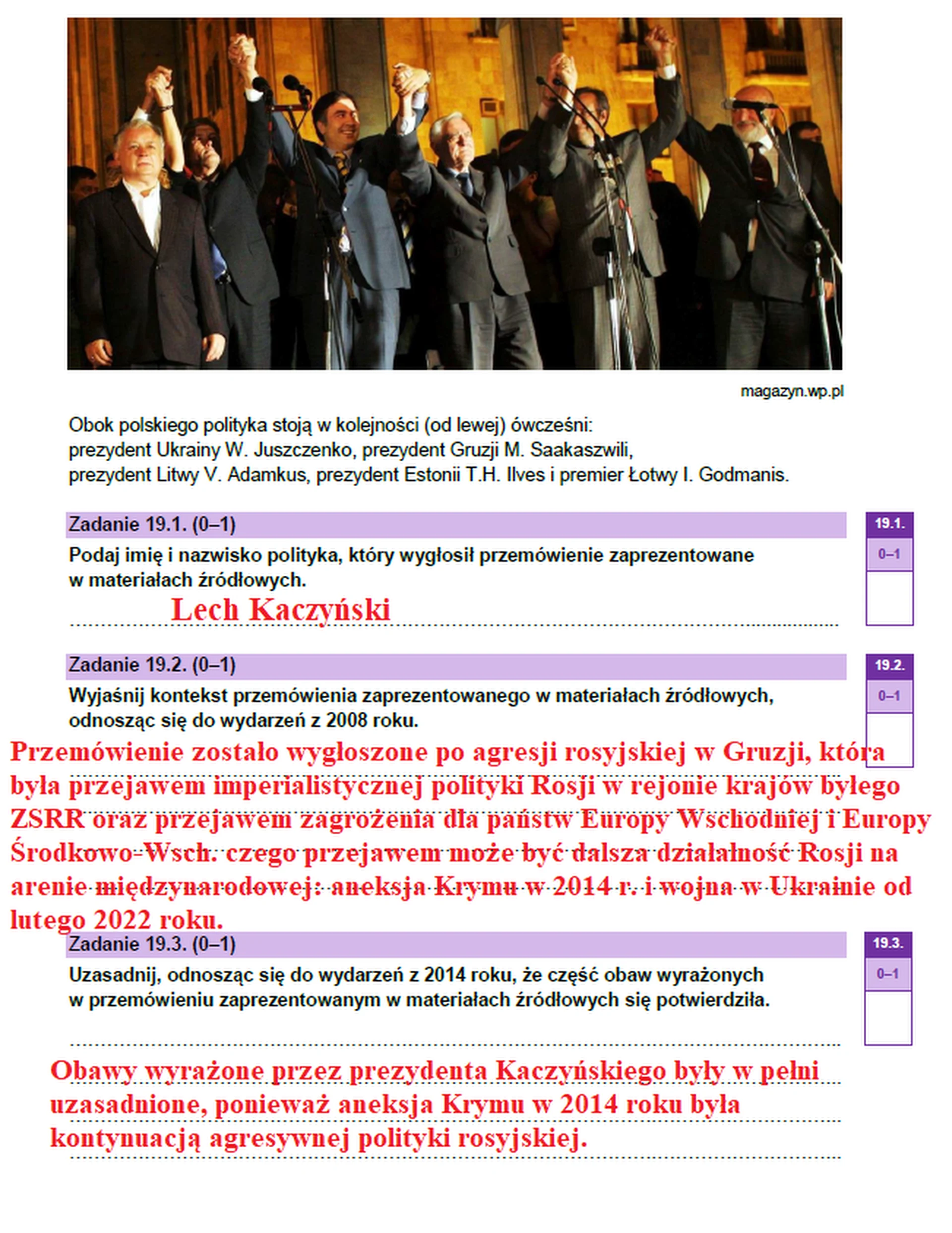 Matura maj 2023. WOS, poziom rozszerzony – strona 21