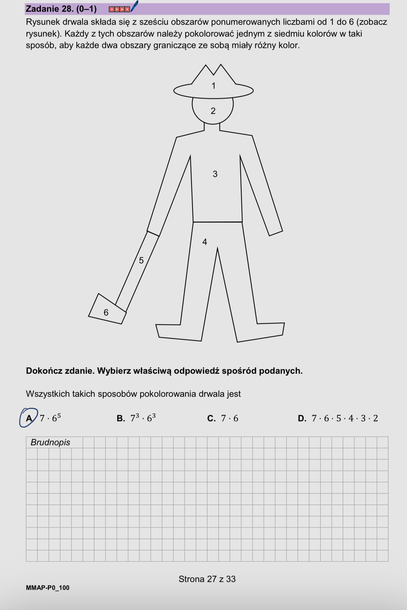 Matura marzec 2026. Matematyka, poziom podstawowy – strona 27