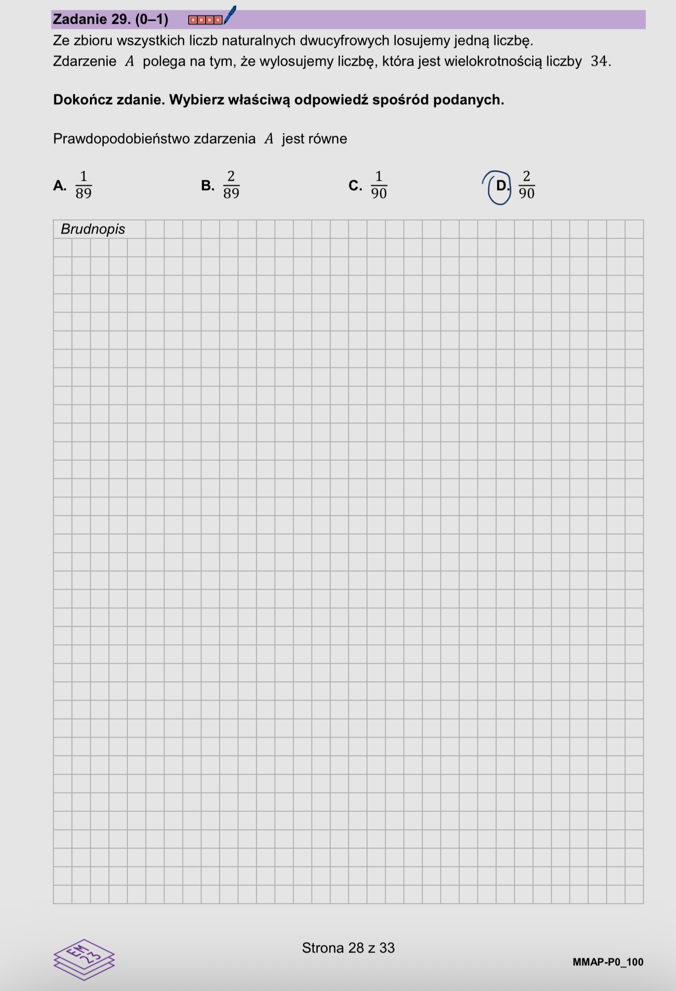 Matura marzec 2026. Matematyka, poziom podstawowy – strona 28