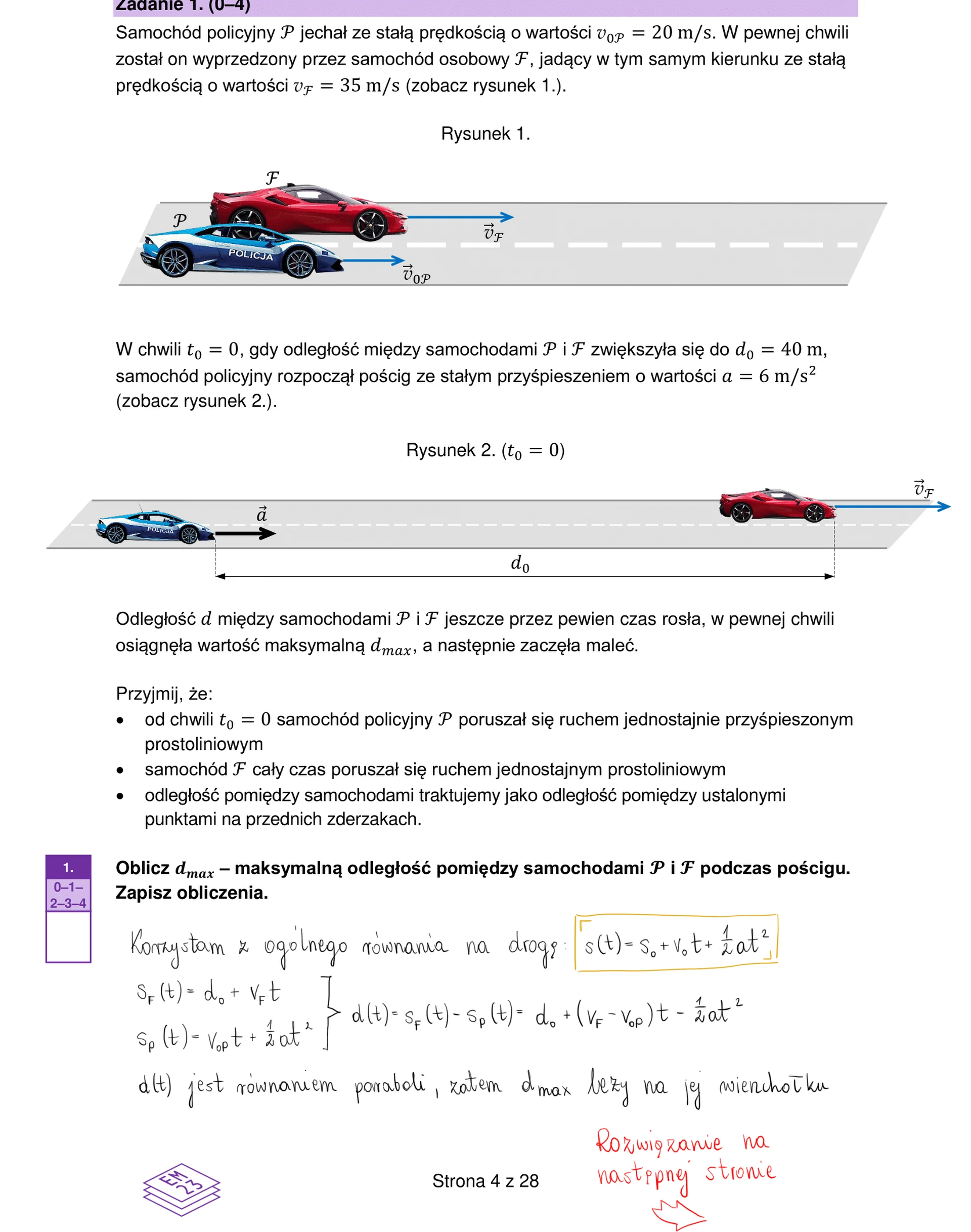 Matura maj 2023. Fizyka, poziom rozszerzony – strona 2