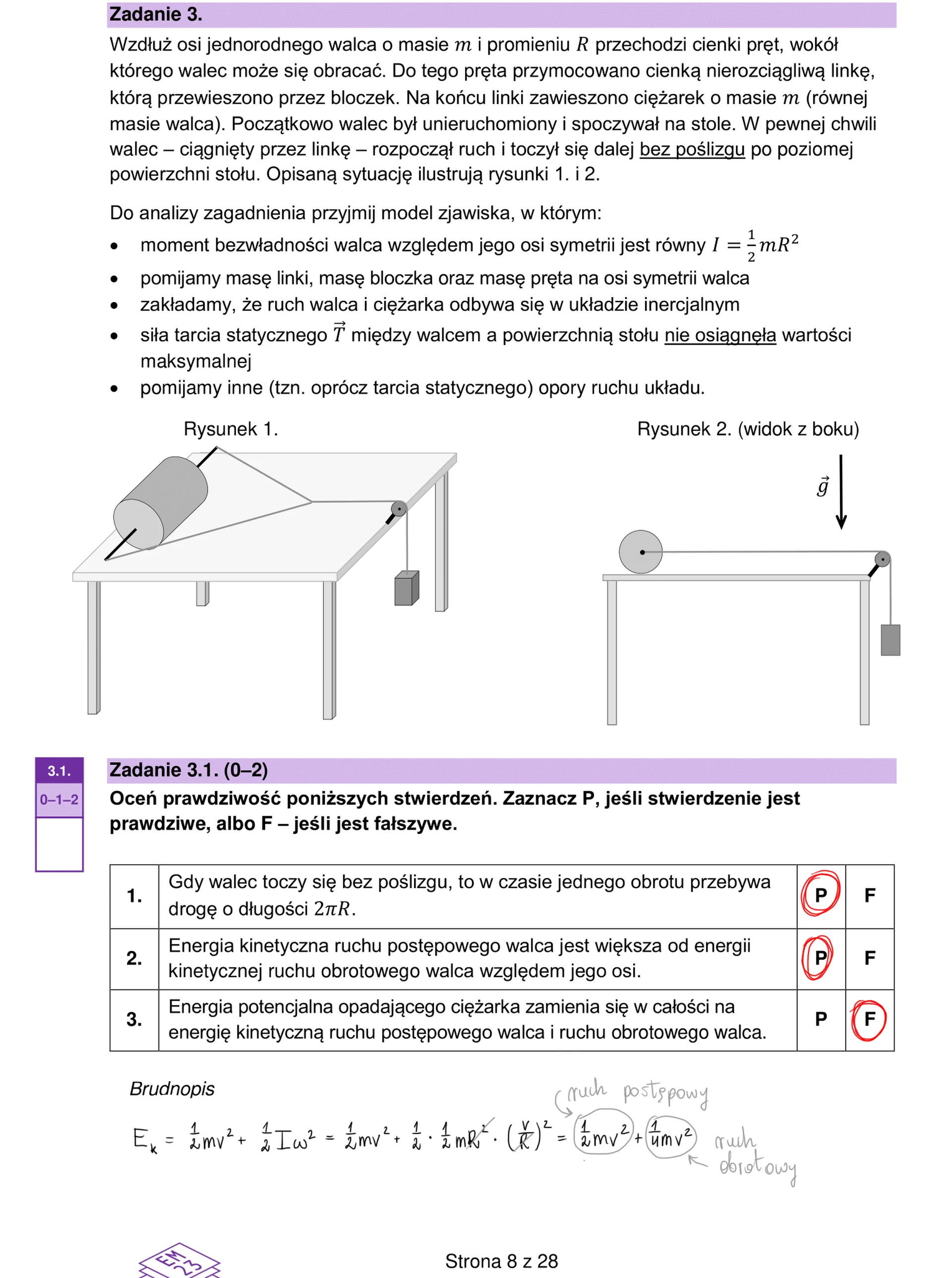 Matura maj 2023. Fizyka, poziom rozszerzony – strona 6