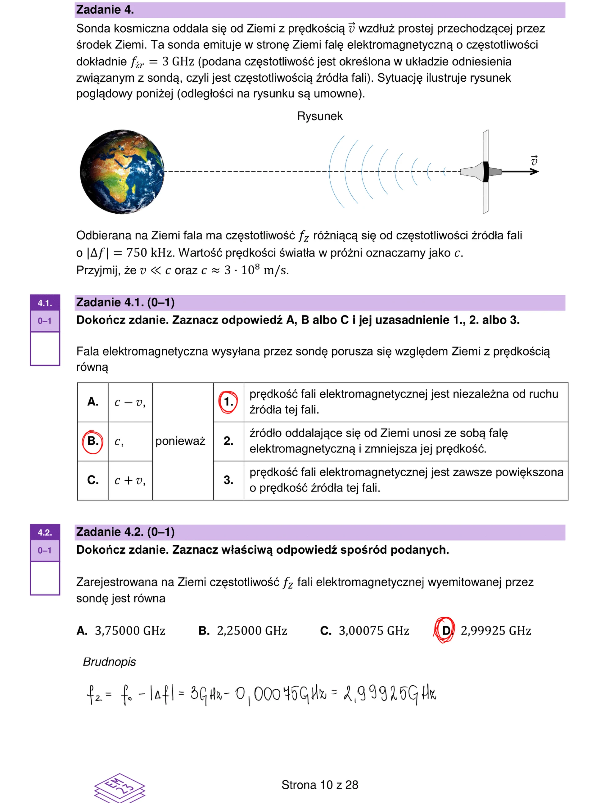 Matura maj 2023. Fizyka, poziom rozszerzony – strona 8