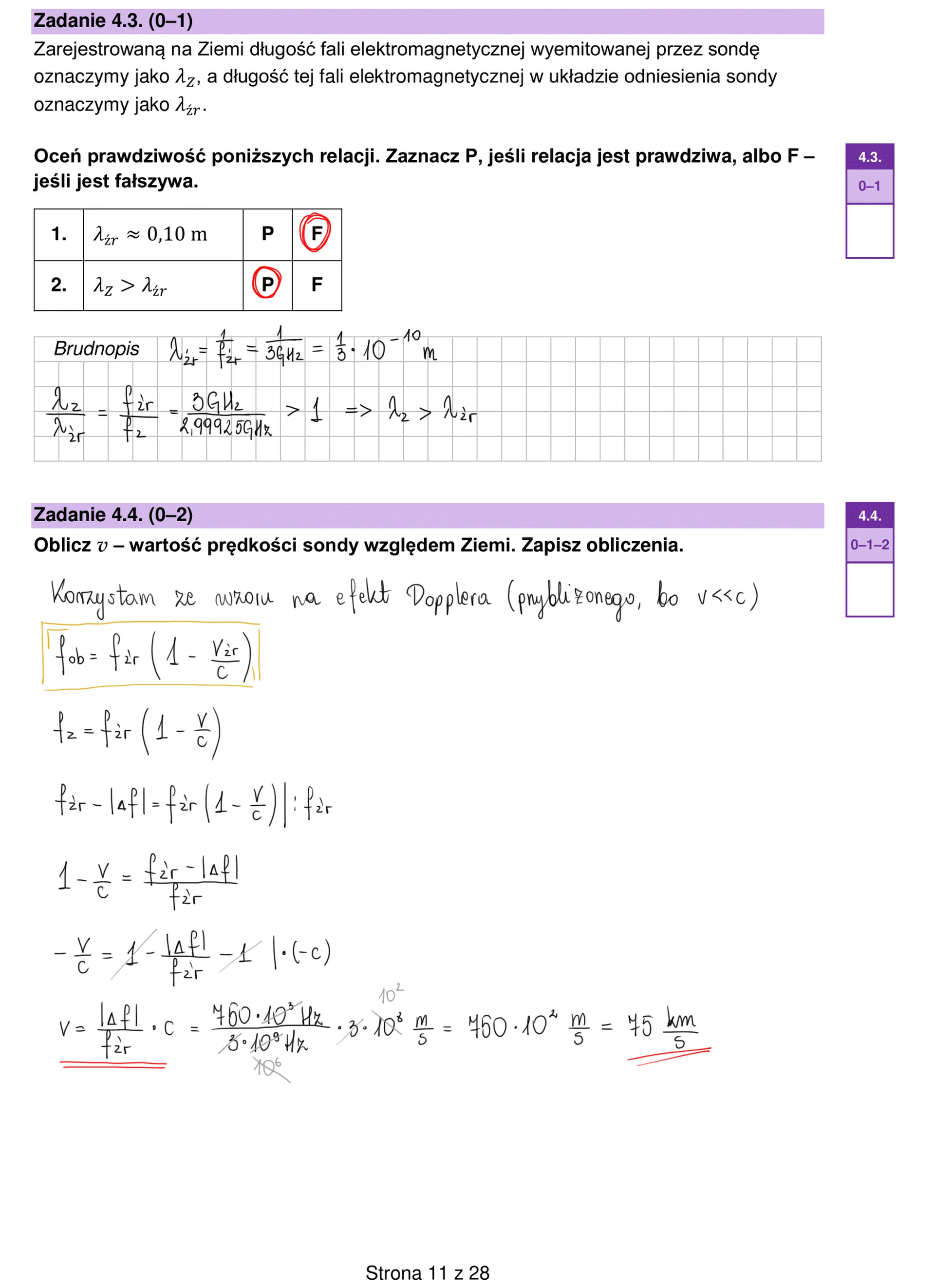 Matura maj 2023. Fizyka, poziom rozszerzony – strona 9