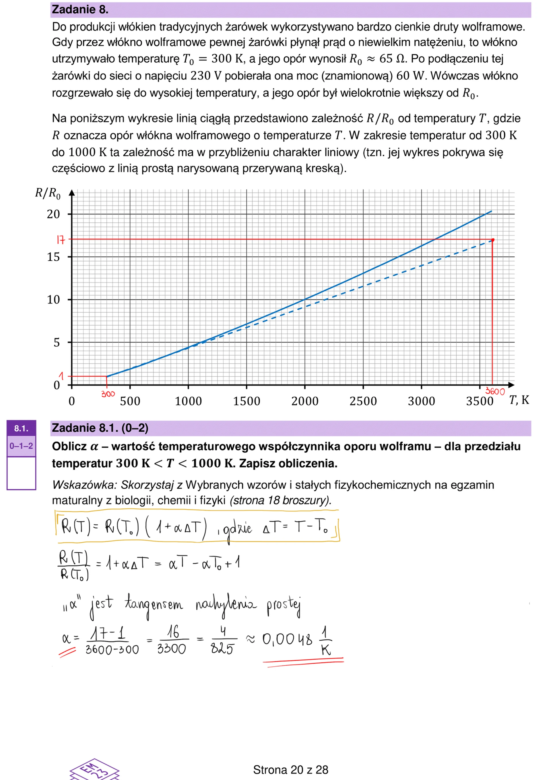 Matura maj 2023. Fizyka, poziom rozszerzony – strona 18