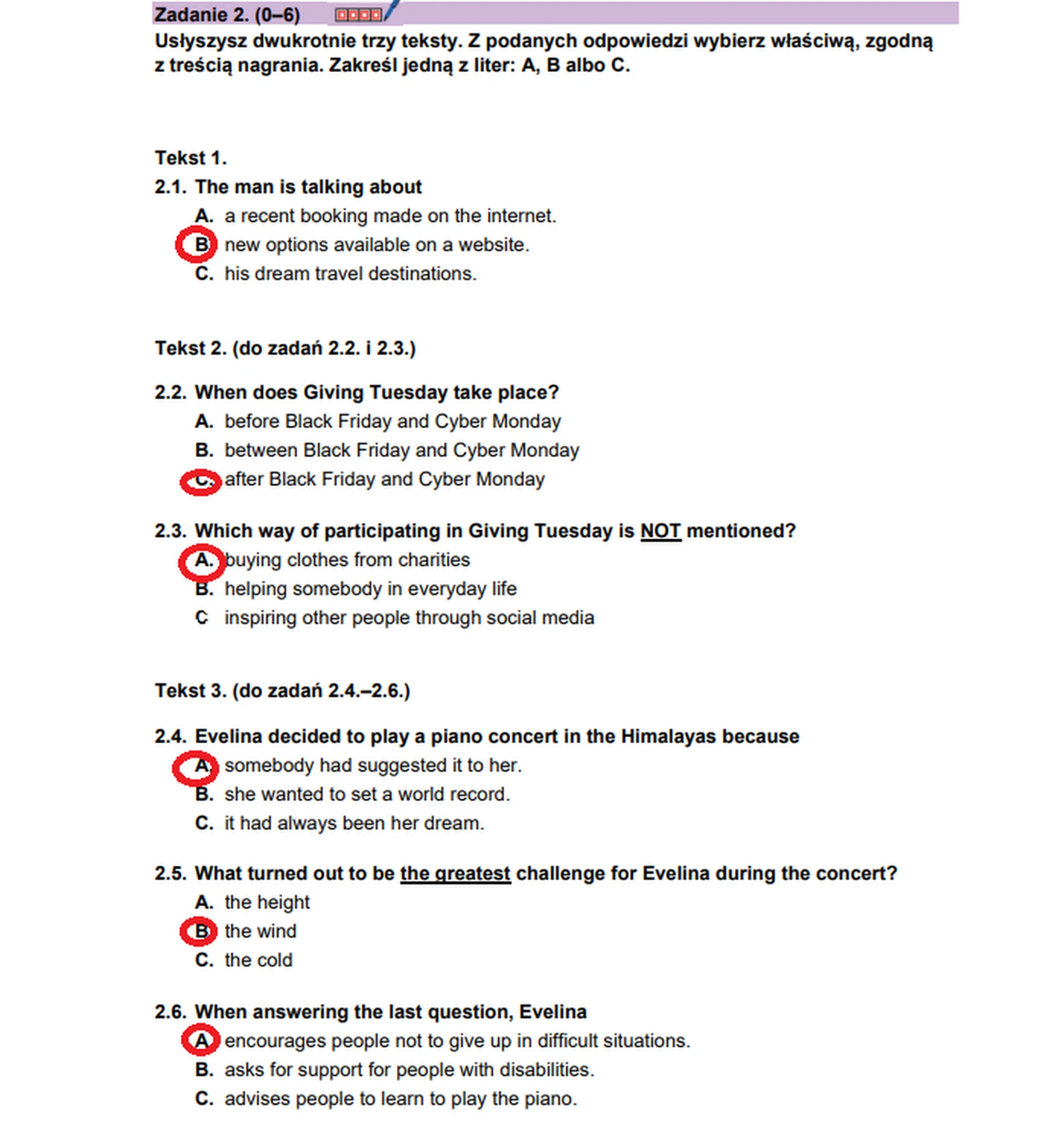 Matura maj 2025. Język angielski, poziom podstawowy – strona 4