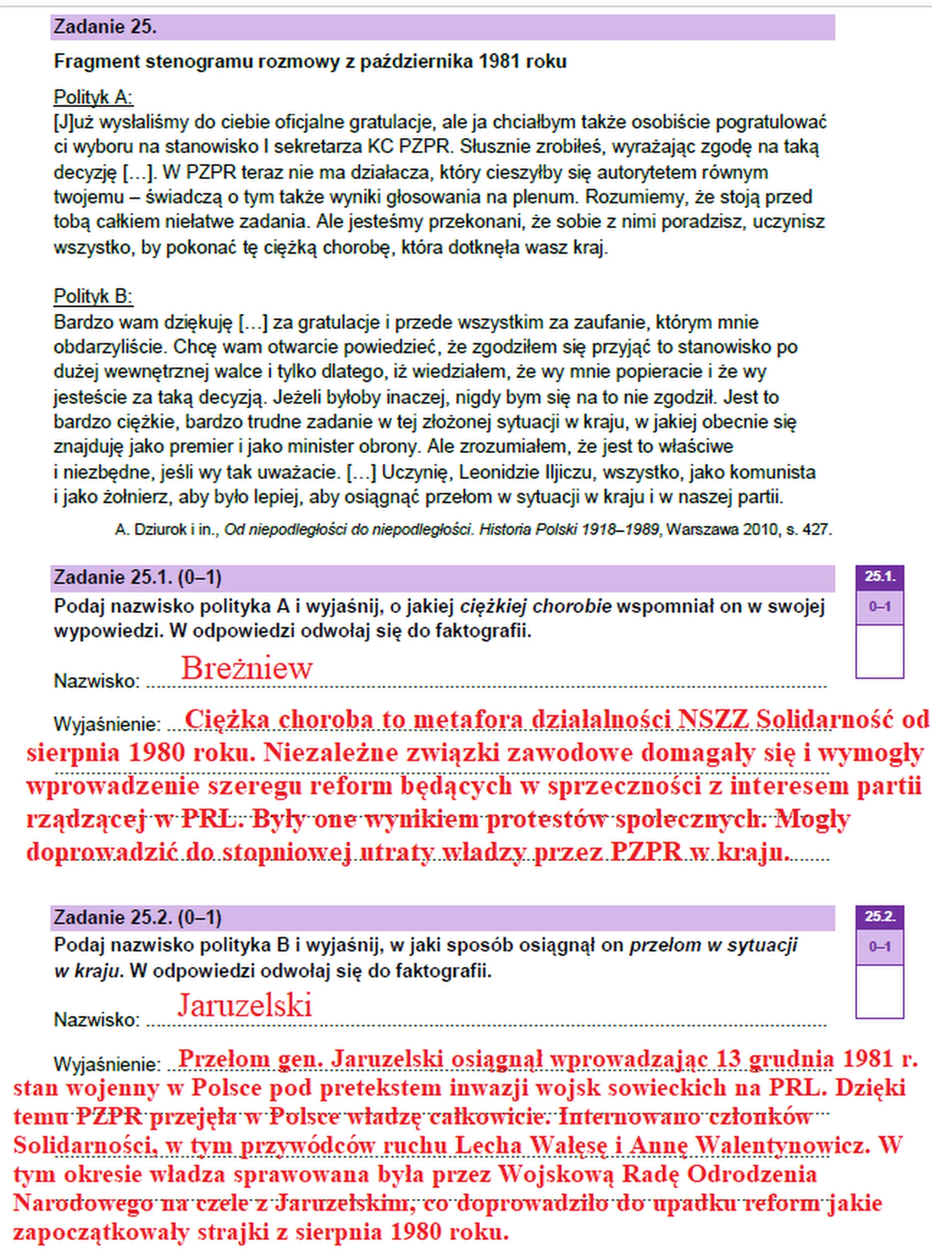 Matura maj 2023. Historia, poziom rozszerzony – strona 25