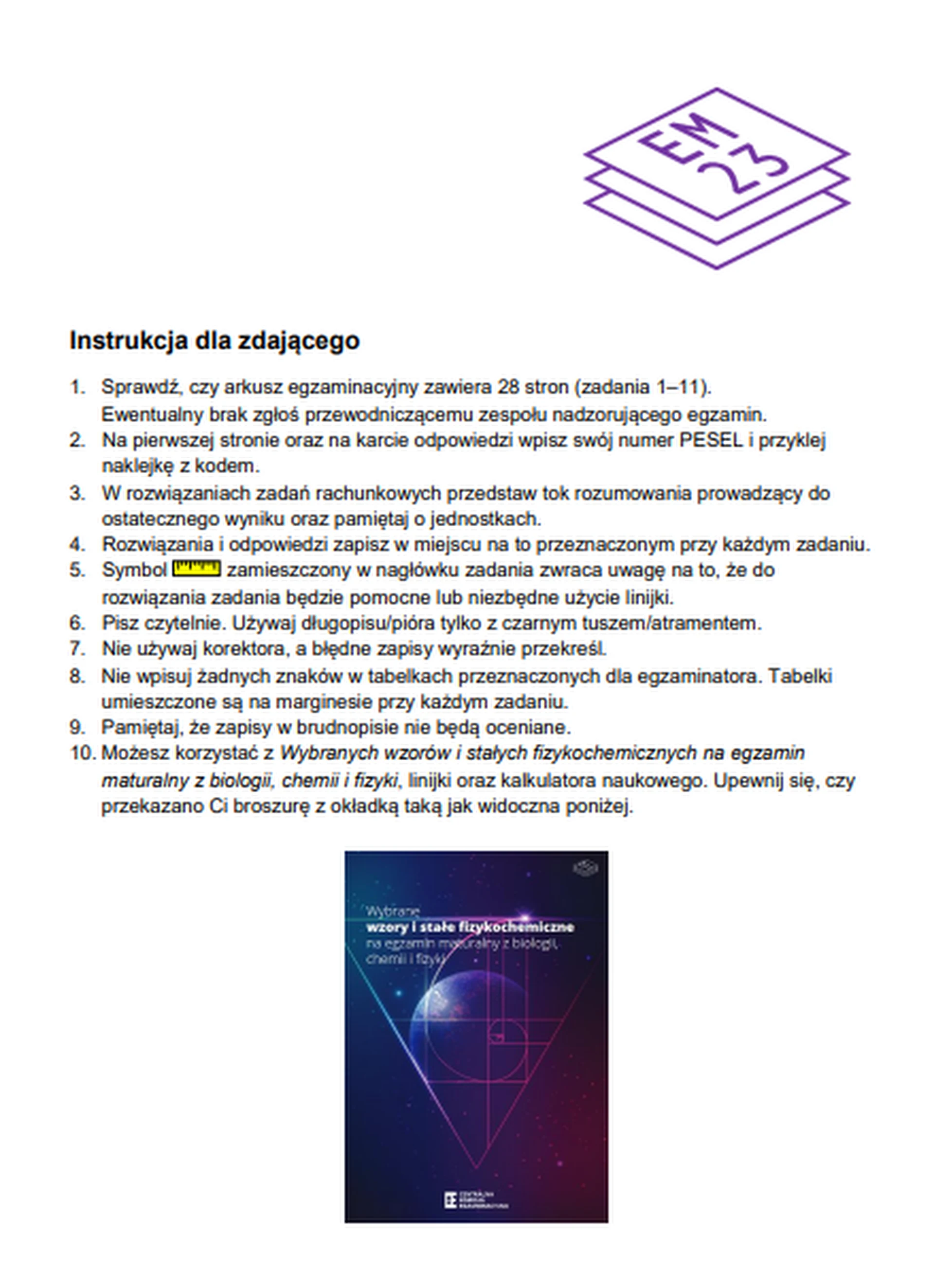 Matura maj 2024. Fizyka, poziom rozszerzony – strona 2