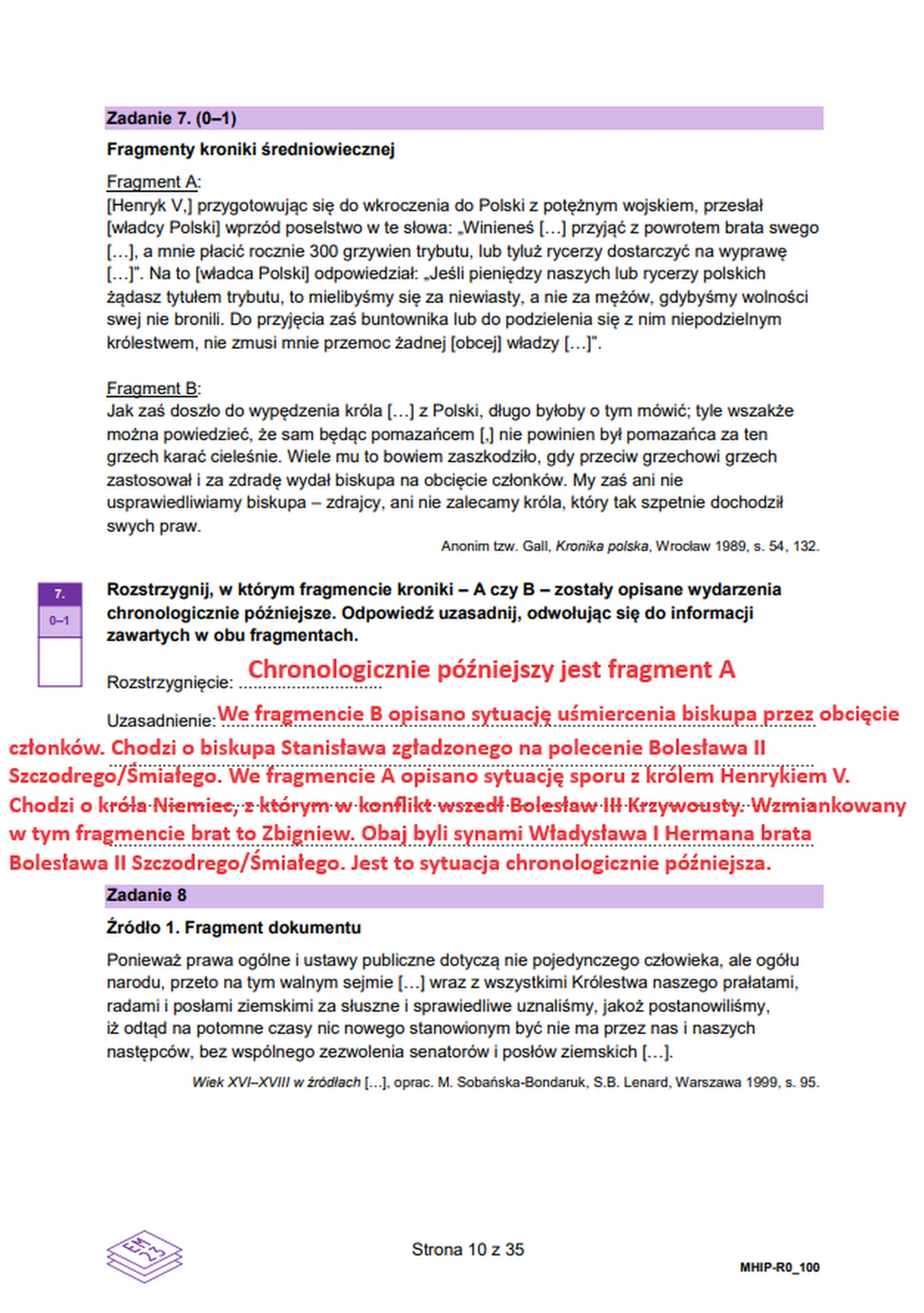 Matura maj 2024. Historia, poziom rozszerzony – strona 9