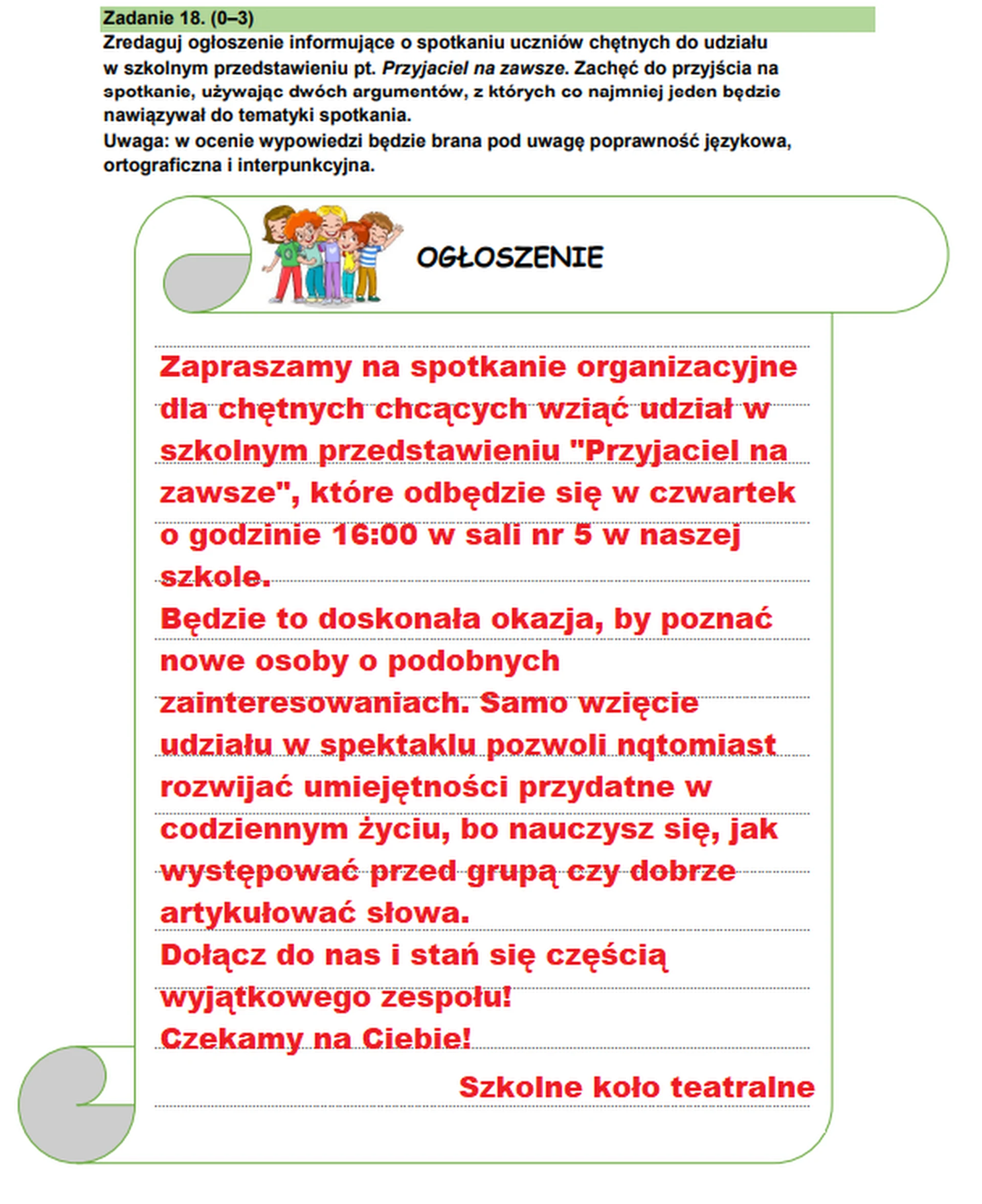 Egzamin ósmoklasisty 2025. Język polski – strona 15