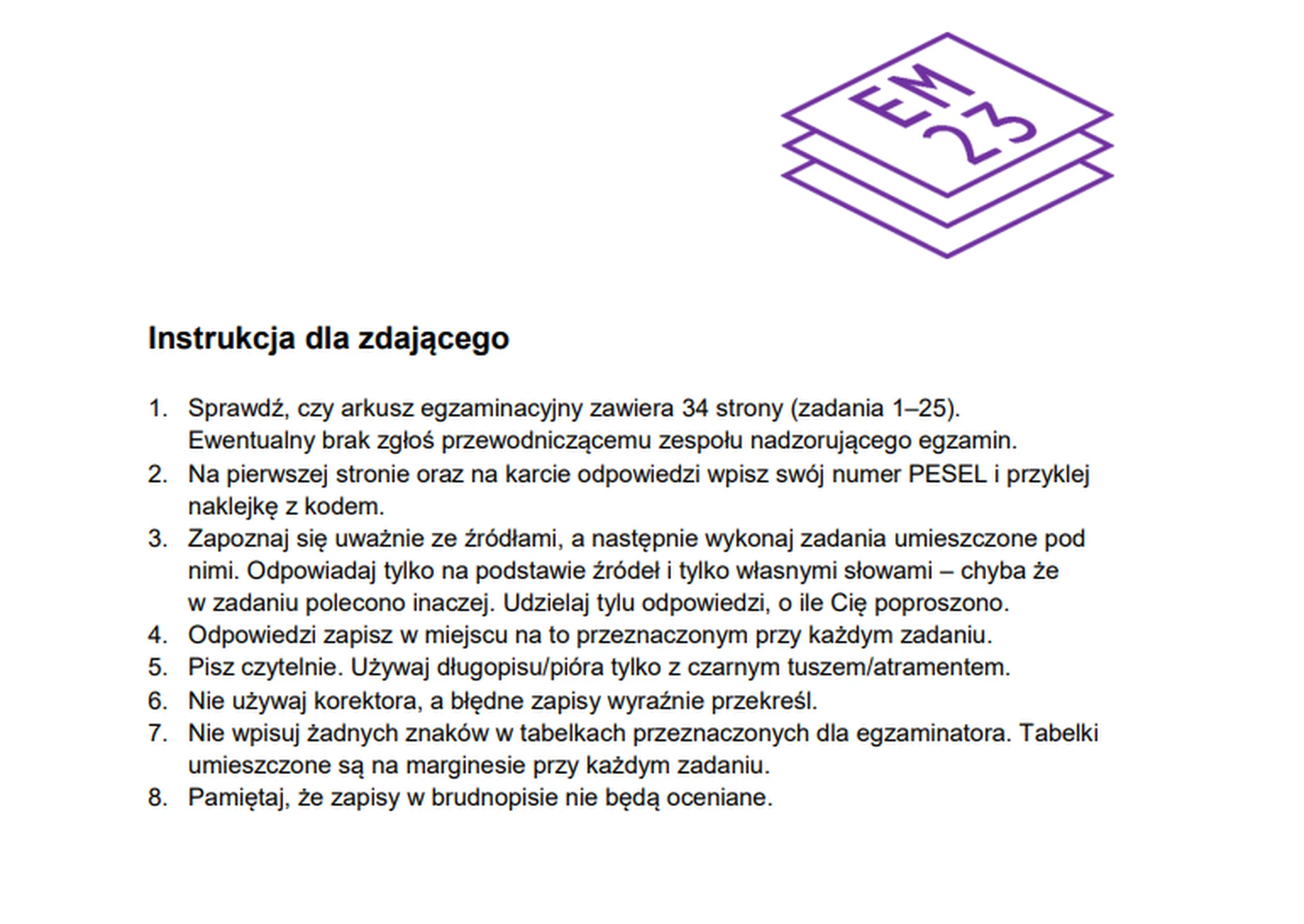 Matura maj 2025. Historia, poziom rozszerzony – strona 2