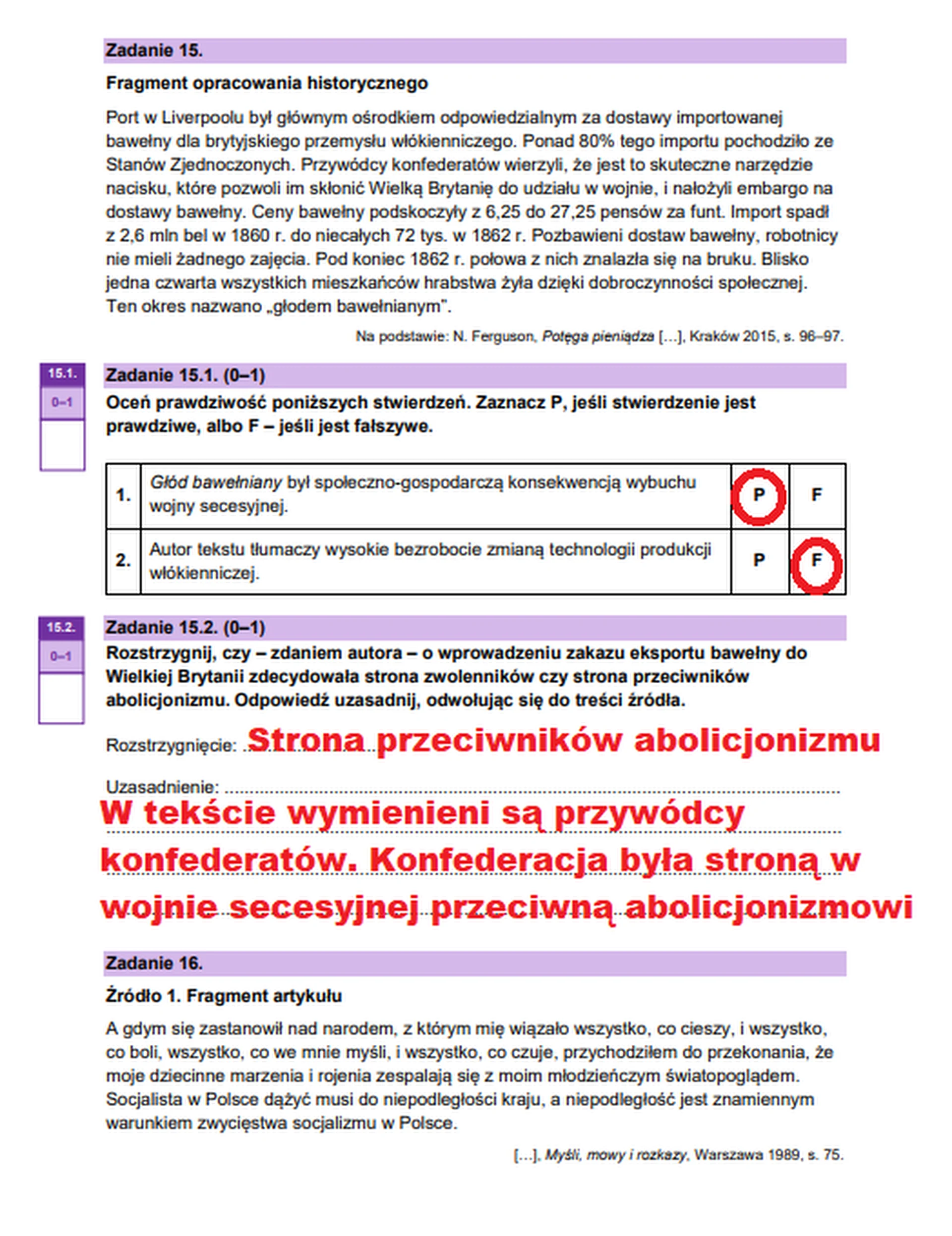 Matura maj 2025. Historia, poziom rozszerzony – strona 17