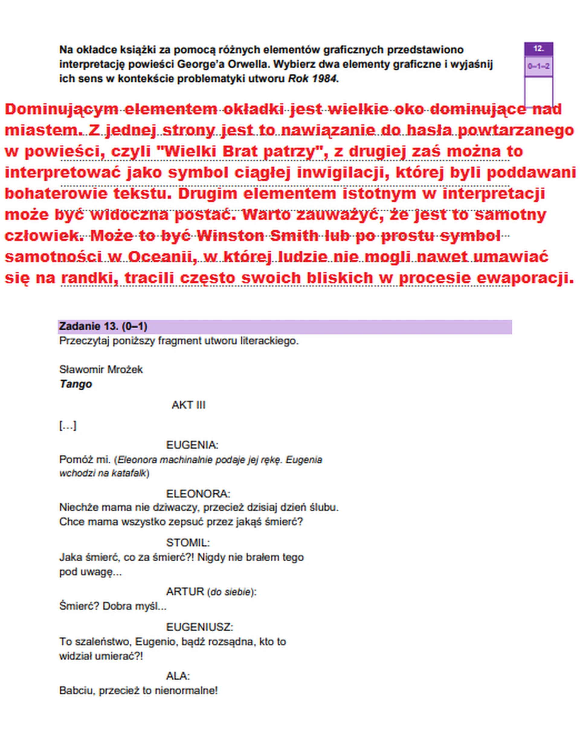 Matura maj 2025. Język polski, poziom podstawowy – strona 16