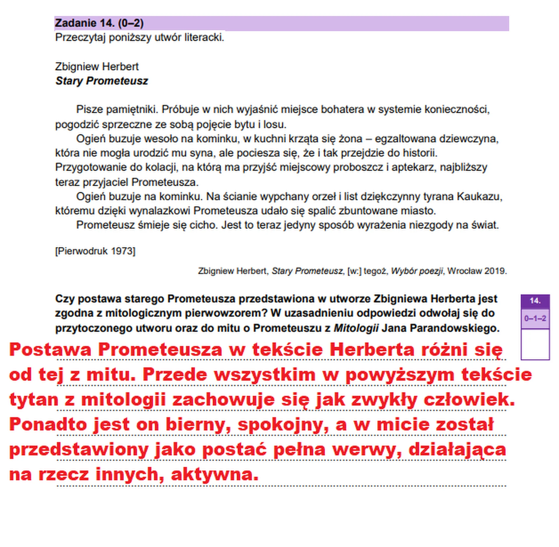 Matura maj 2025. Język polski, poziom podstawowy – strona 18