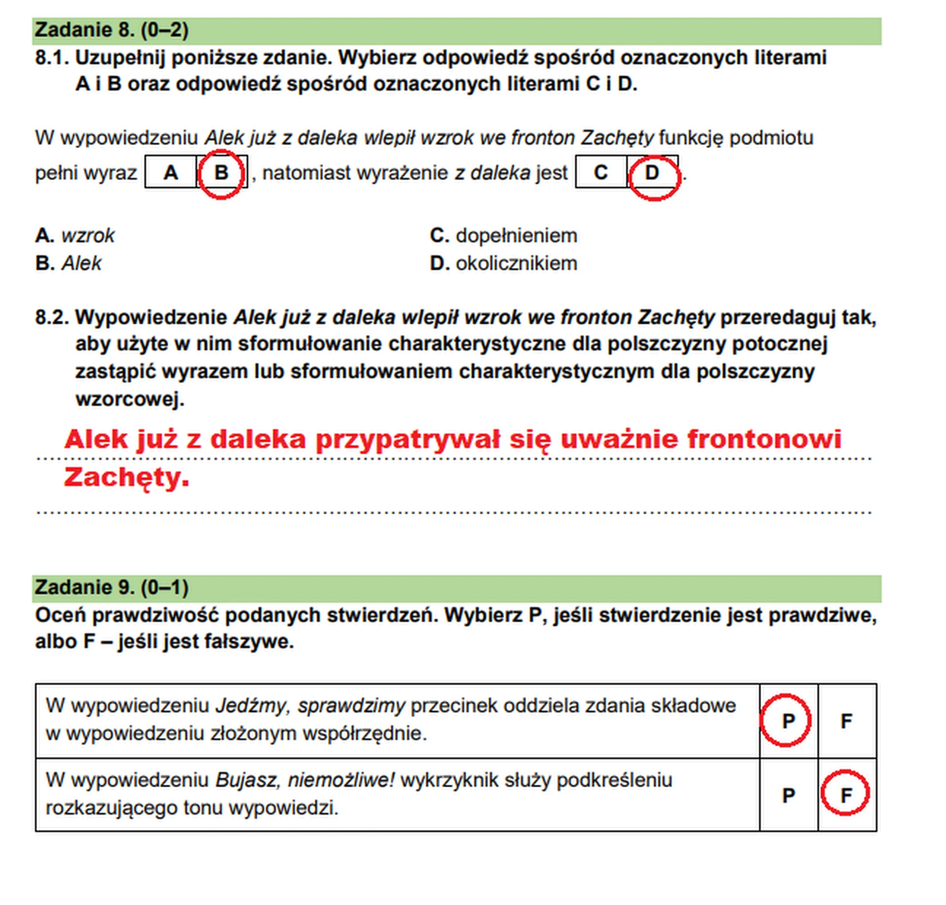 Egzamin ósmoklasisty 2024. Język polski – strona 9