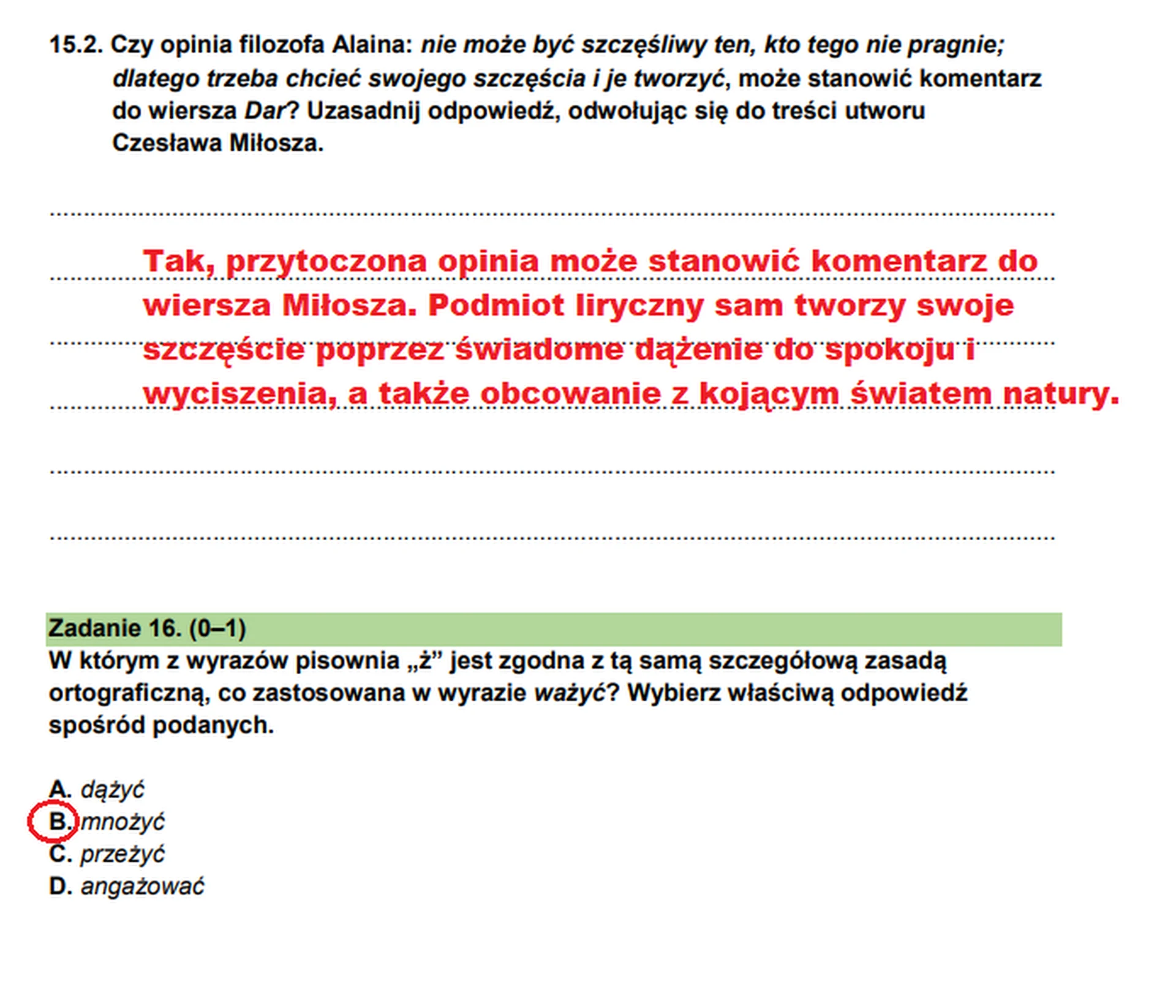 Egzamin ósmoklasisty 2024. Język polski – strona 15