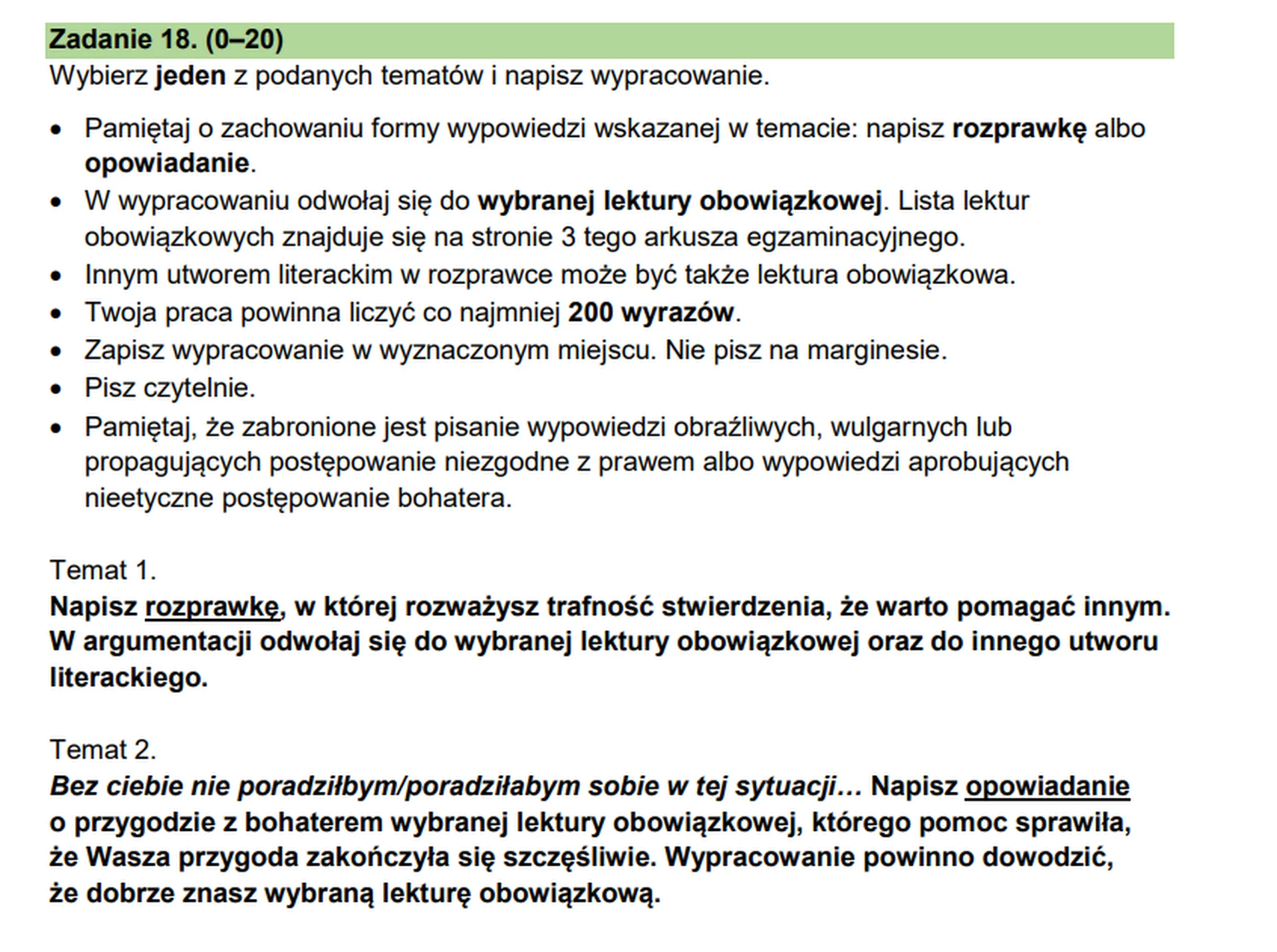 Egzamin ósmoklasisty 2024. Język polski – strona 17