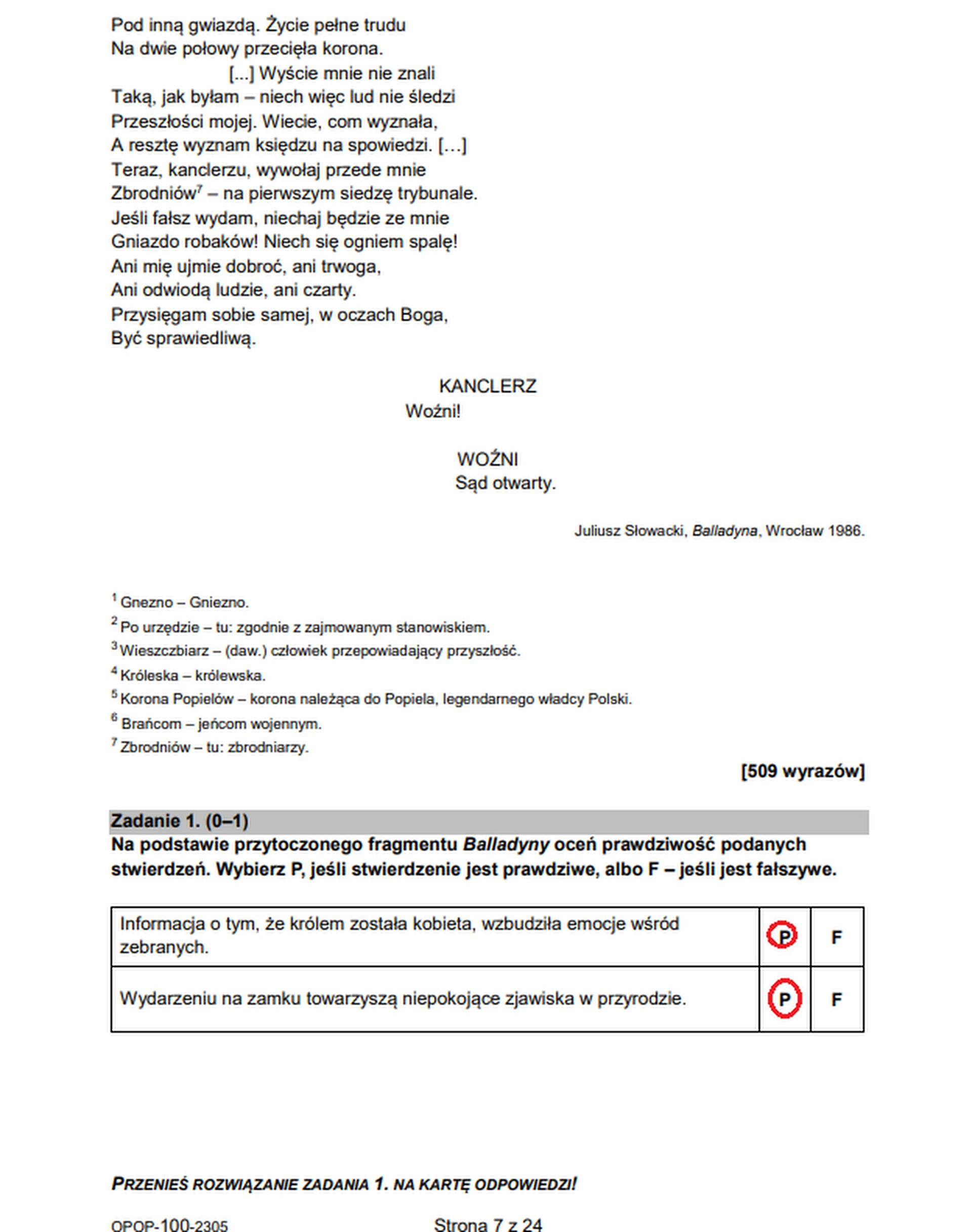 Egzamin ósmoklasisty 2023. Język polski – strona 5