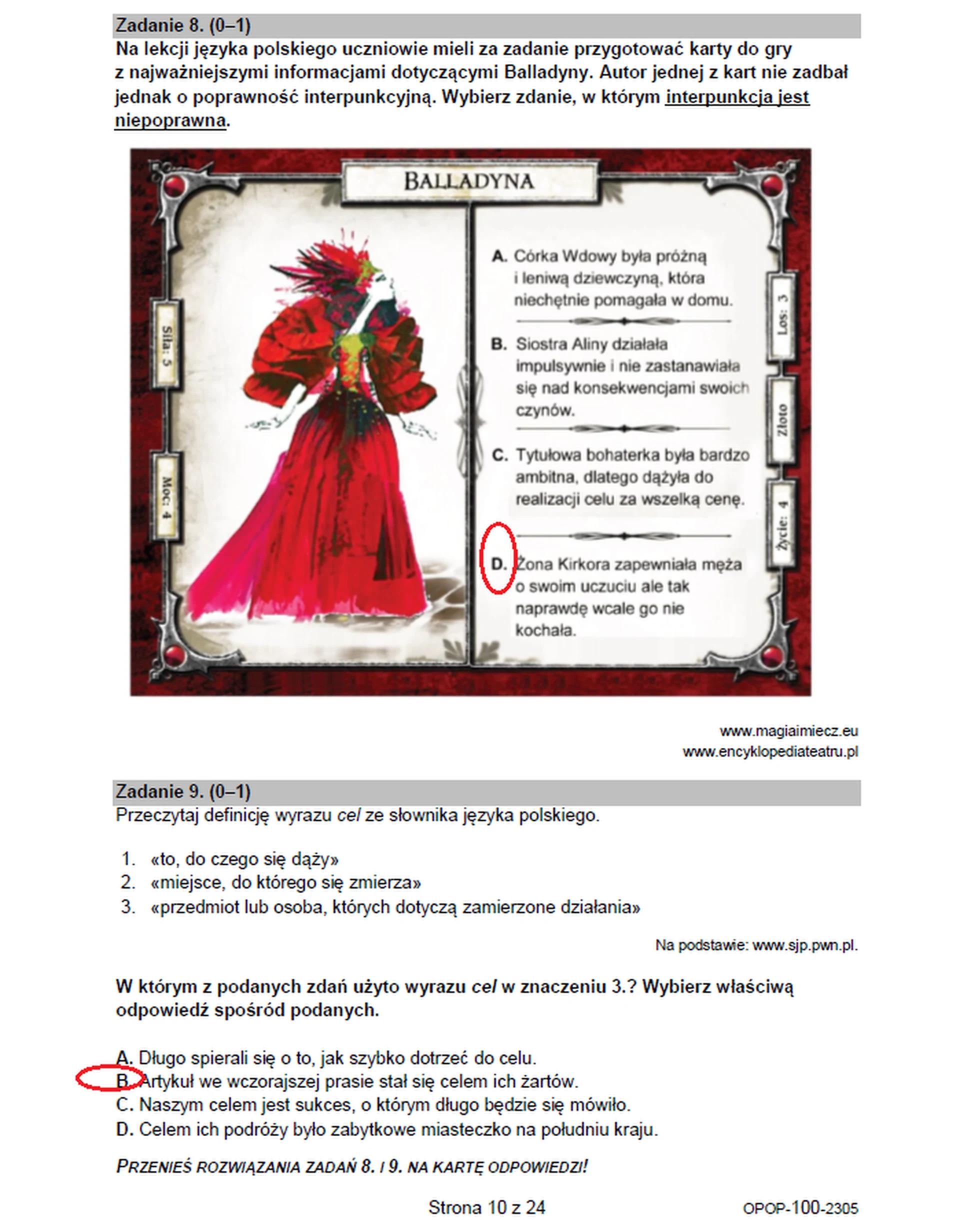 Egzamin ósmoklasisty 2023. Język polski – strona 8