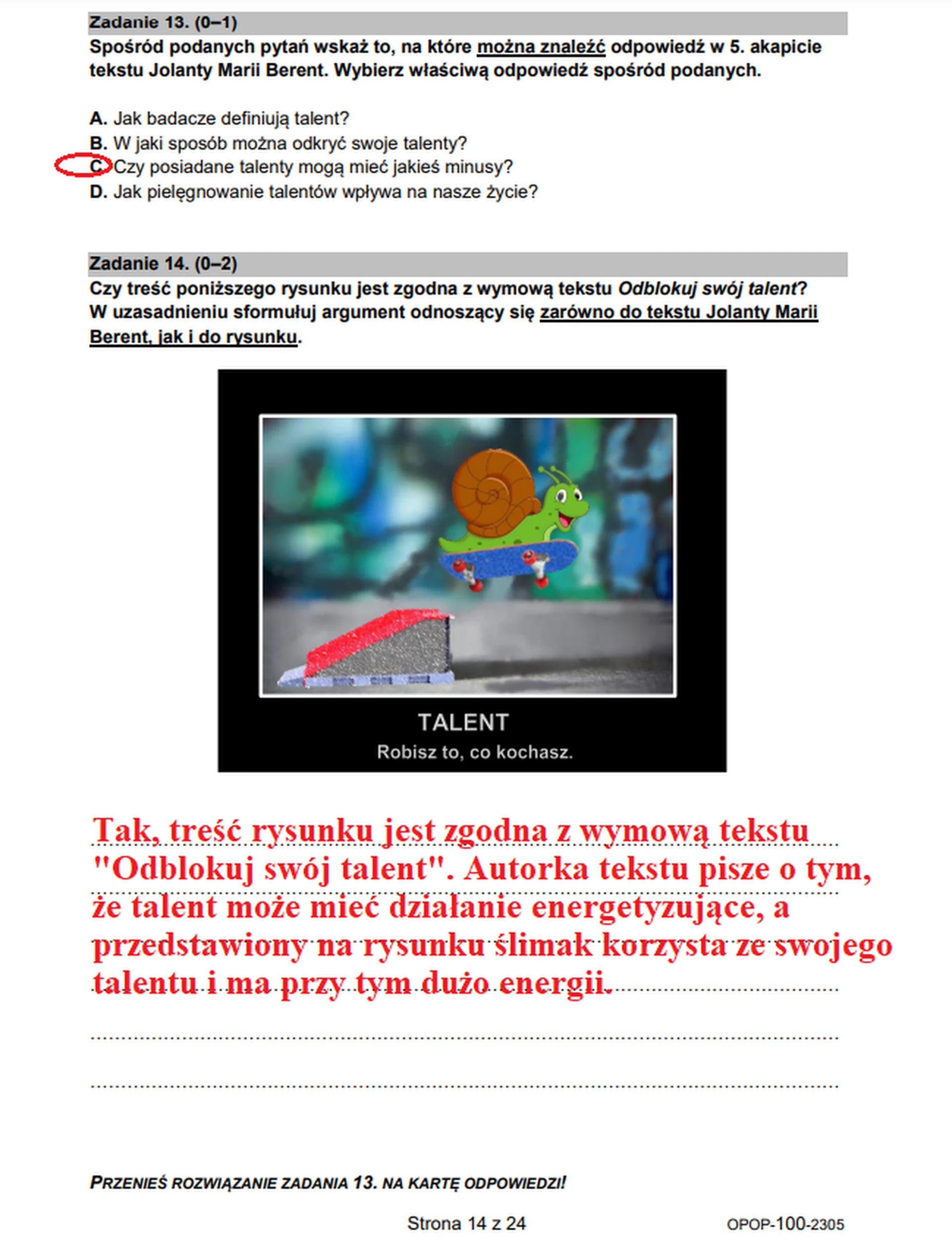 Egzamin ósmoklasisty 2023. Język polski – strona 12