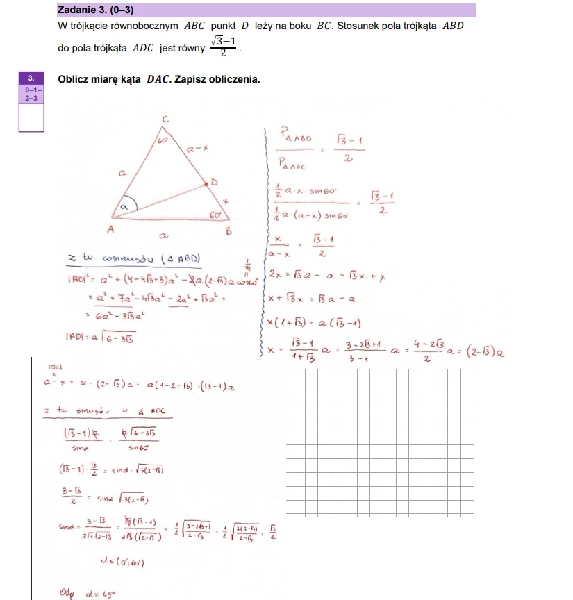 Matura maj 2025. Matematyka, poziom rozszerzony – strona 5