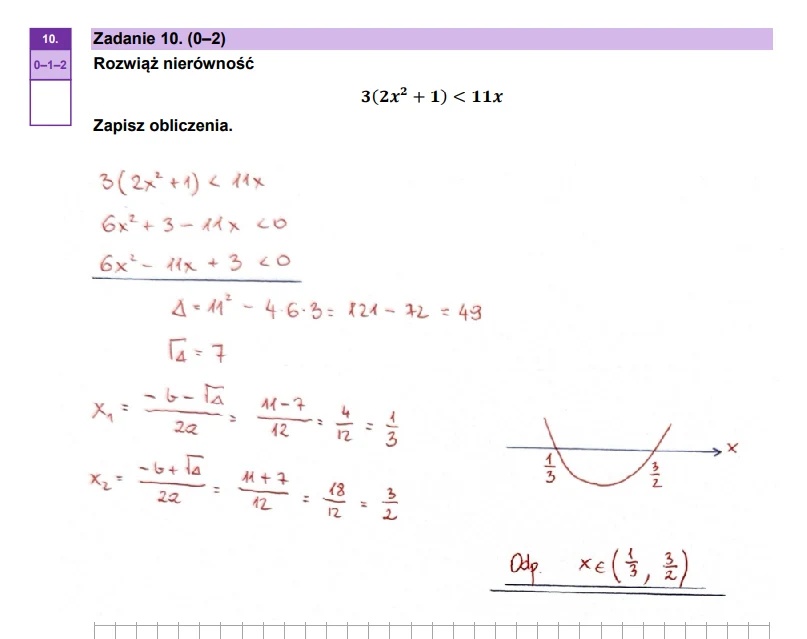 Matura maj 2025. Matematyka, poziom podstawowy – strona 10