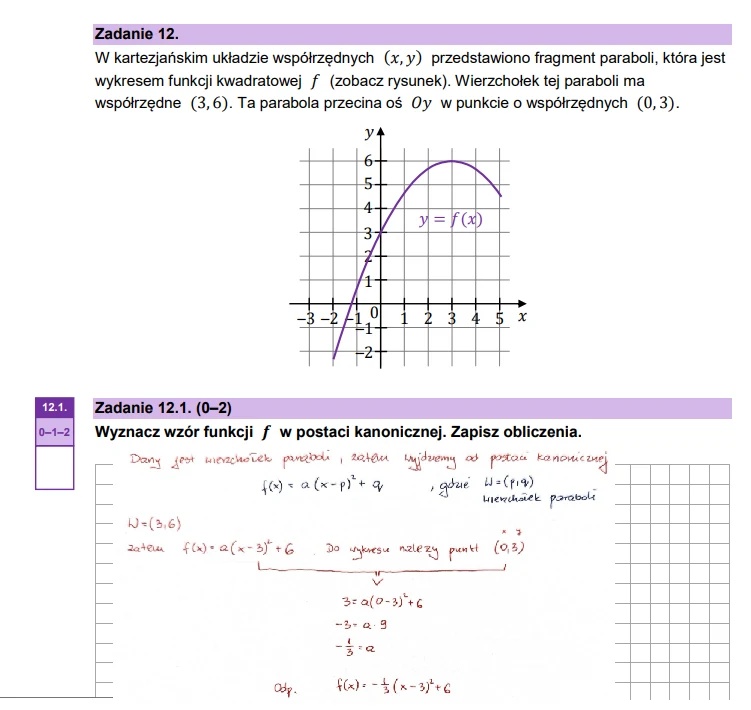 Matura maj 2025. Matematyka, poziom podstawowy – strona 12