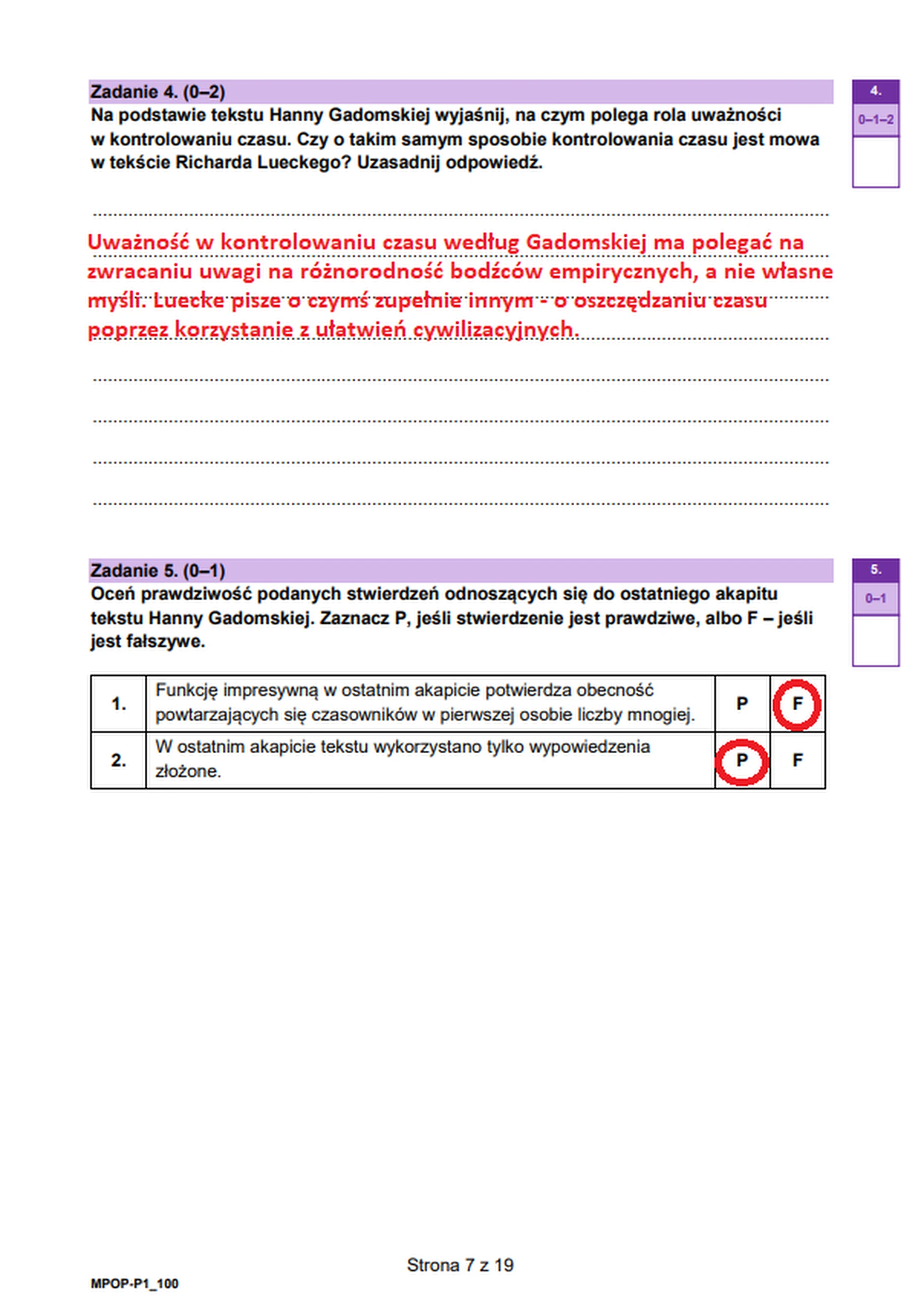 Matura maj 2024. Język polski, poziom podstawowy – strona 7