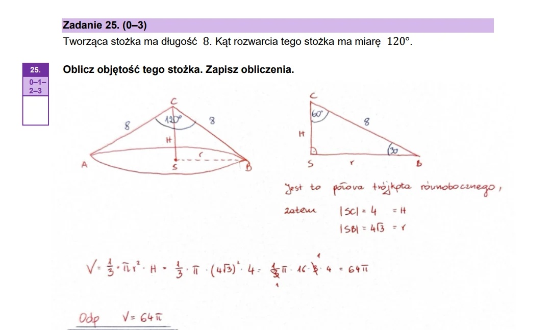 Matura maj 2025. Matematyka, poziom podstawowy – strona 24