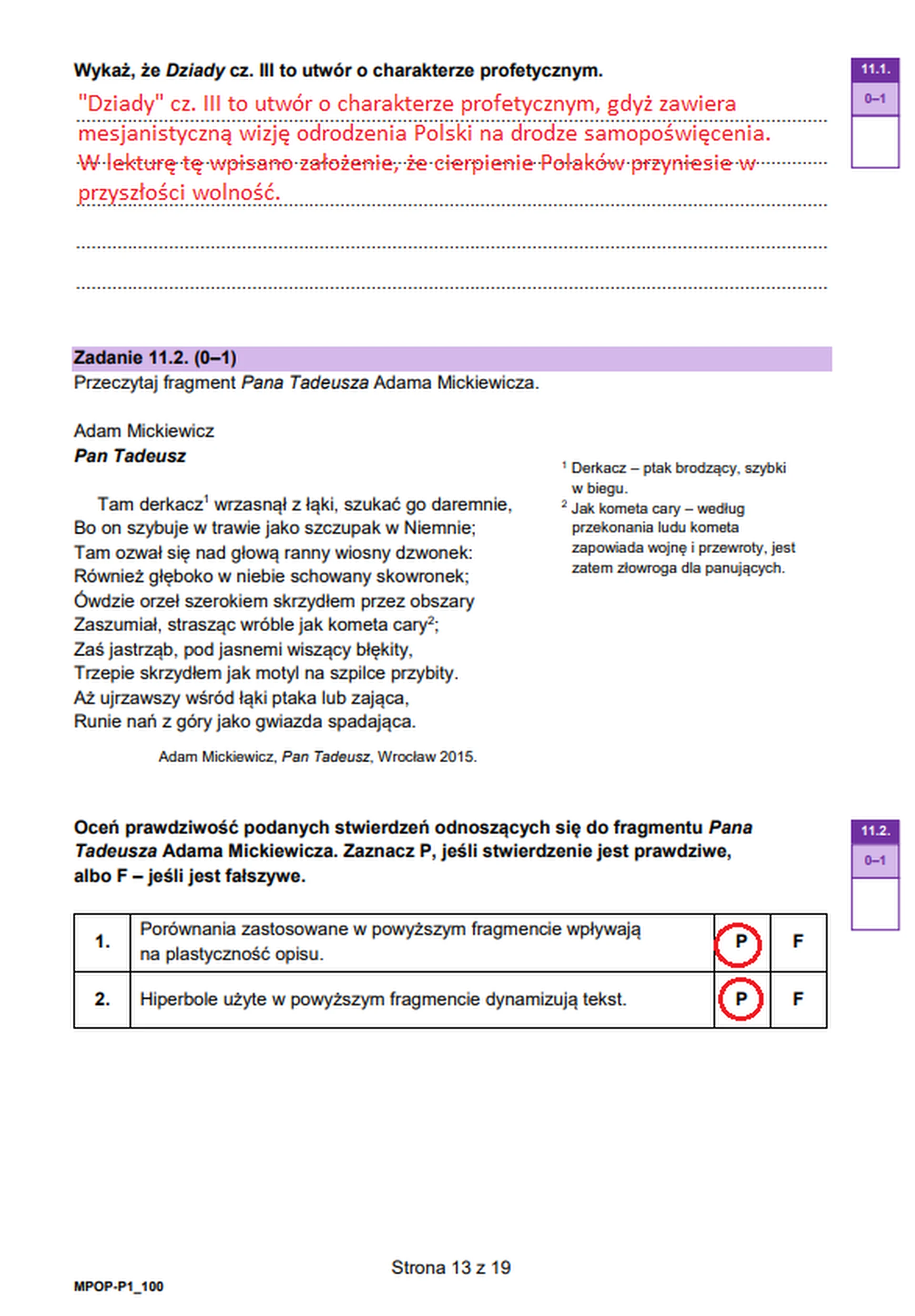 Matura maj 2024. Język polski, poziom podstawowy – strona 13