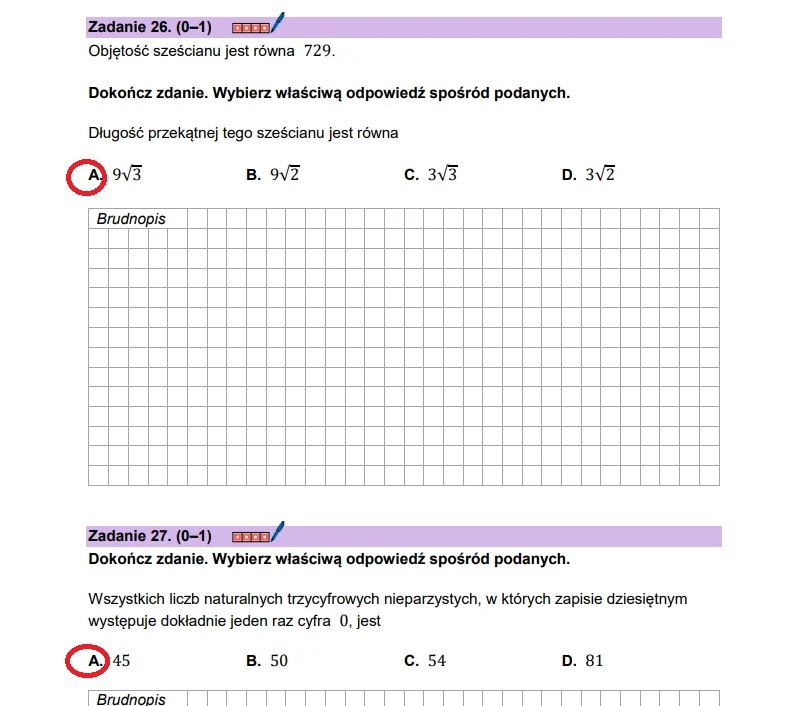 Matura maj 2025. Matematyka, poziom podstawowy – strona 25