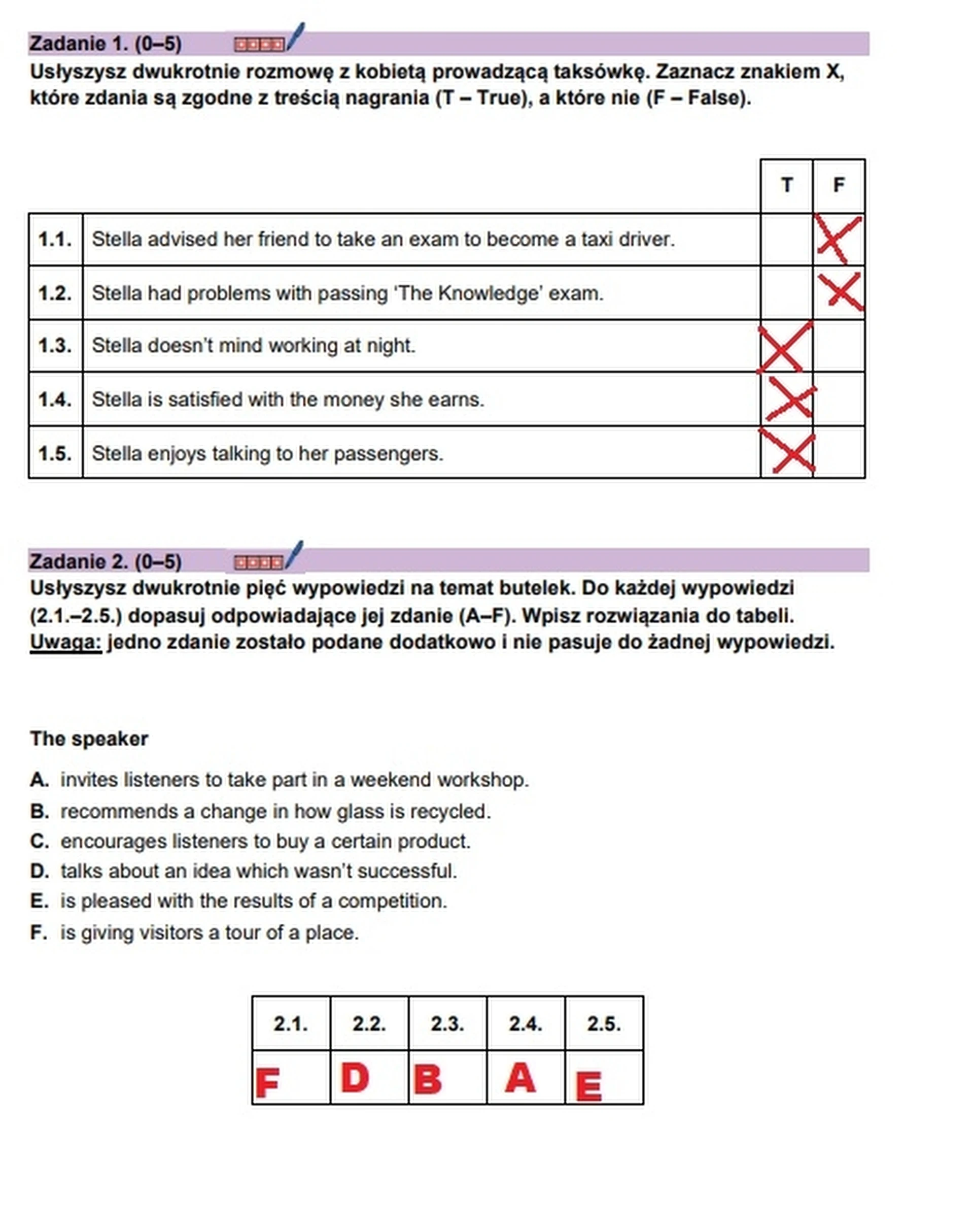 Matura maj 2024. Język angielski, poziom podstawowy – strona 3