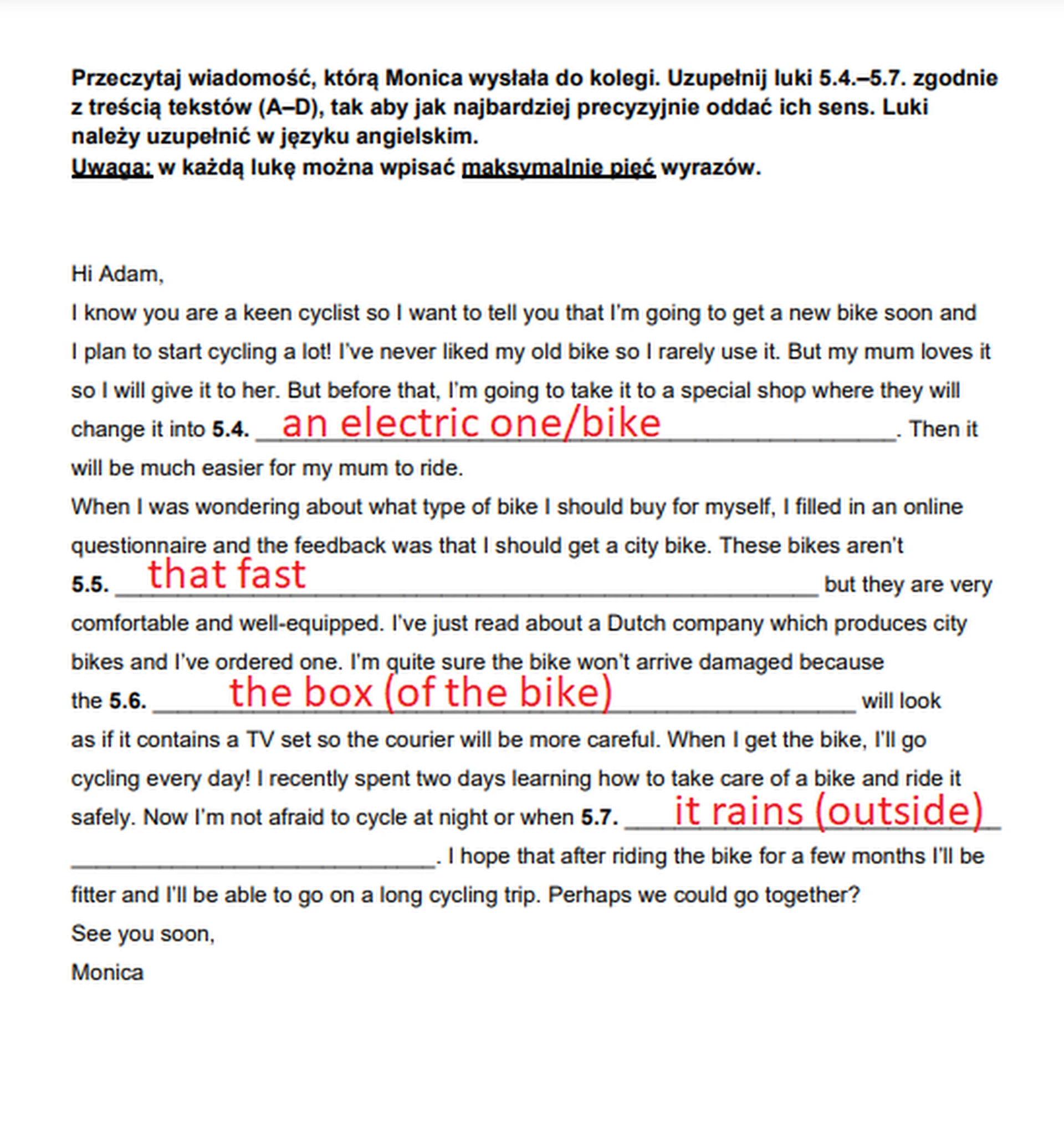 Matura maj 2024. Język angielski, poziom podstawowy – strona 10